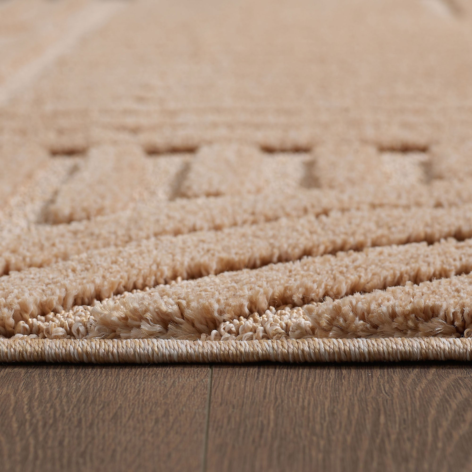 Art Hochflor Teppich Rosa