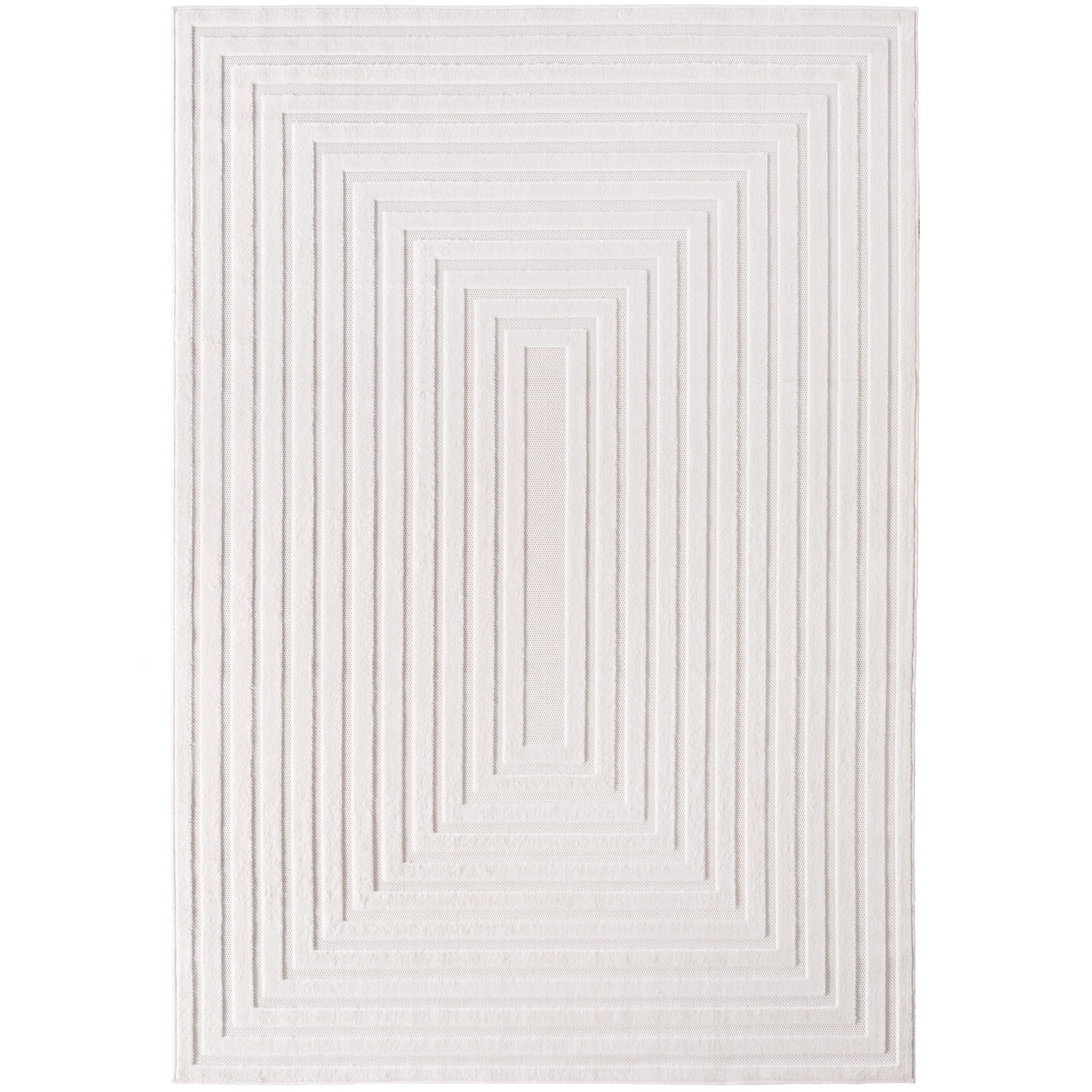 Doha Kurzflor Teppich Creme