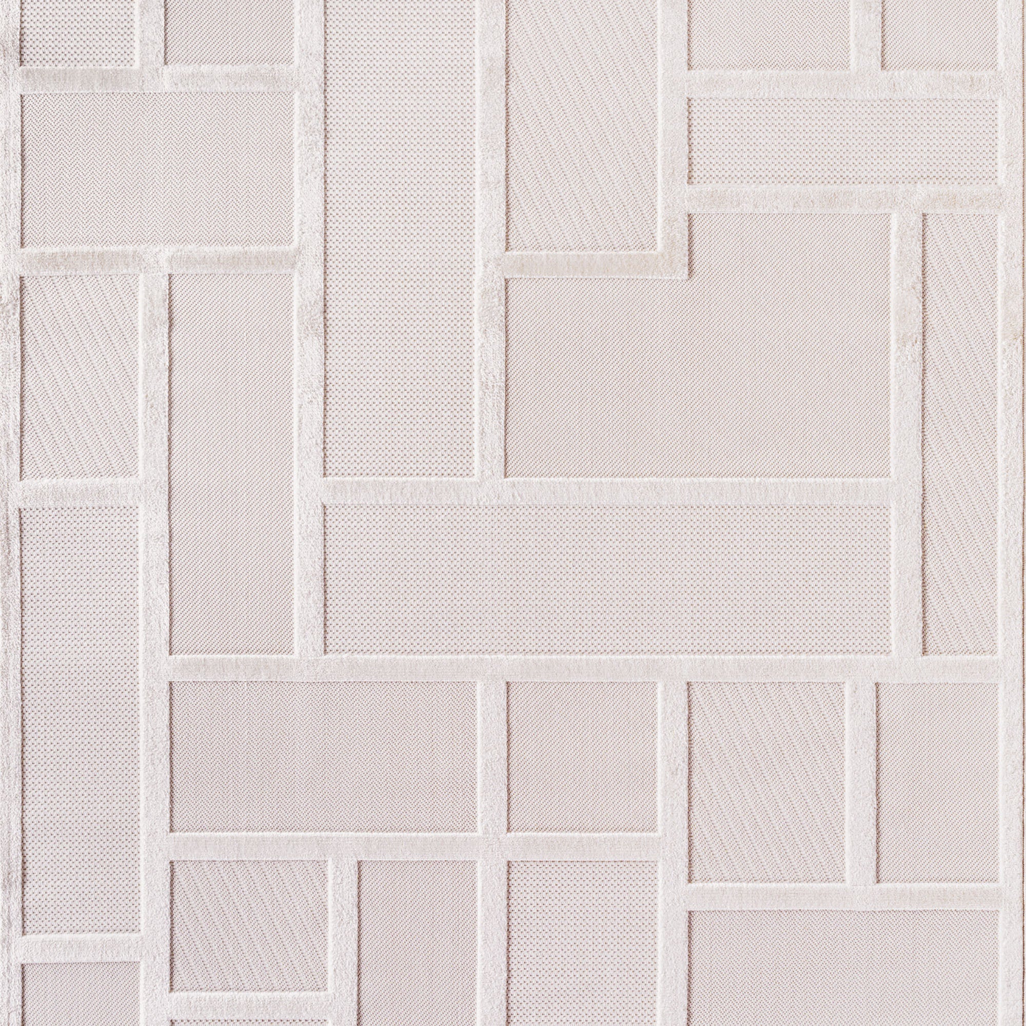 Doha Kurzflor Teppich Creme