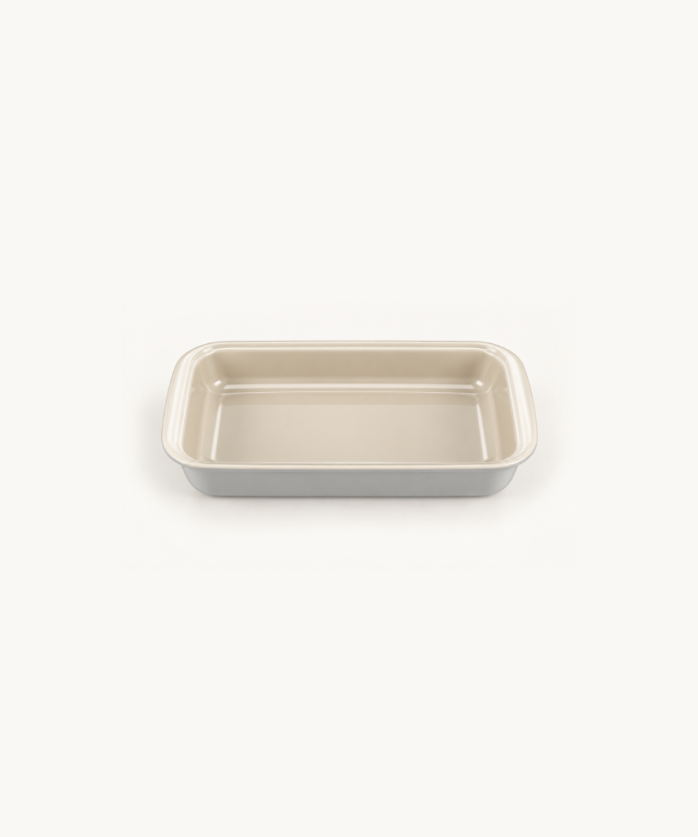 Auflaufform aus Glas Grau / Beige 1600 ml