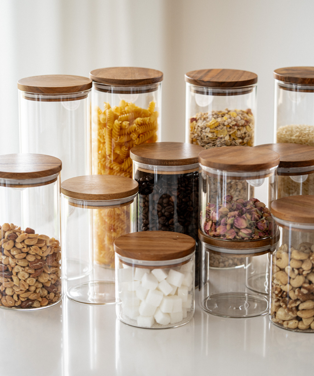 Vorratsgläser Akaziendeckel 1500 ml