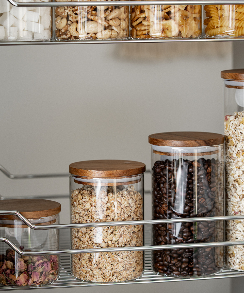 Vorratsgläser Akaziendeckel 1500 ml