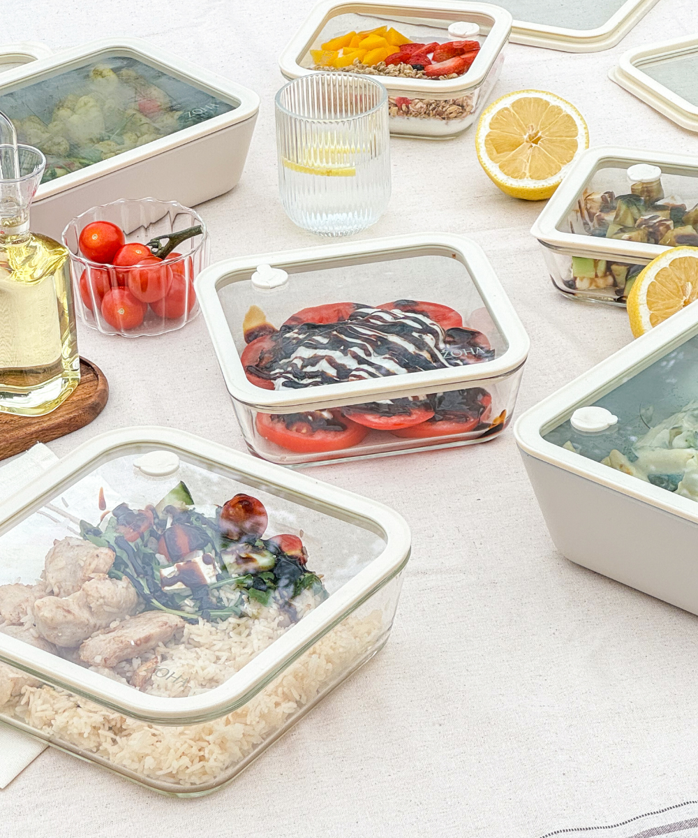 Frischhaltedose 600 ml Beige Transparent