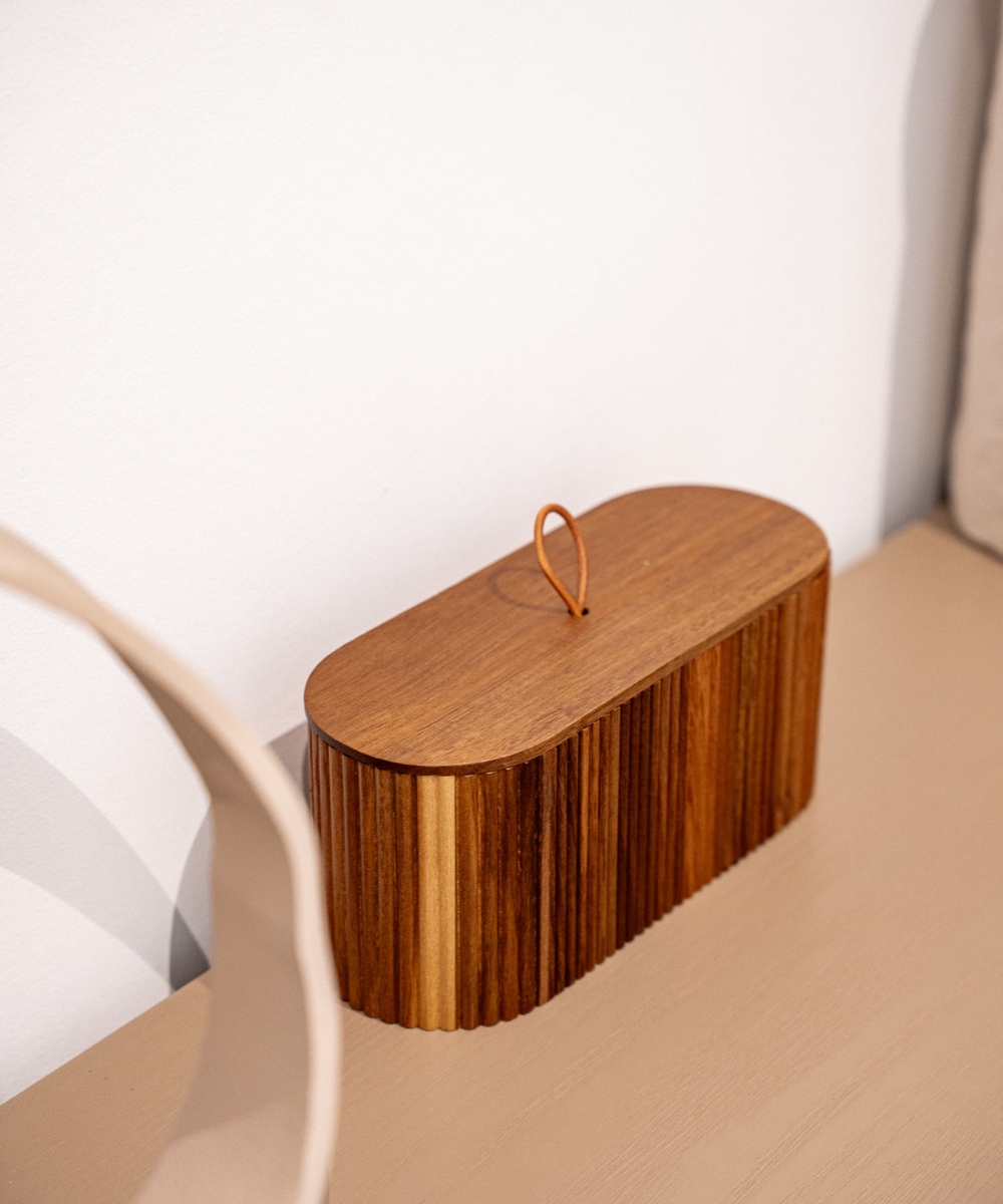 Akazie Stripe Storage Box