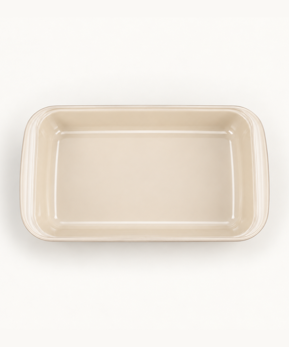 Auflaufform aus Glas Beige 3000 ml