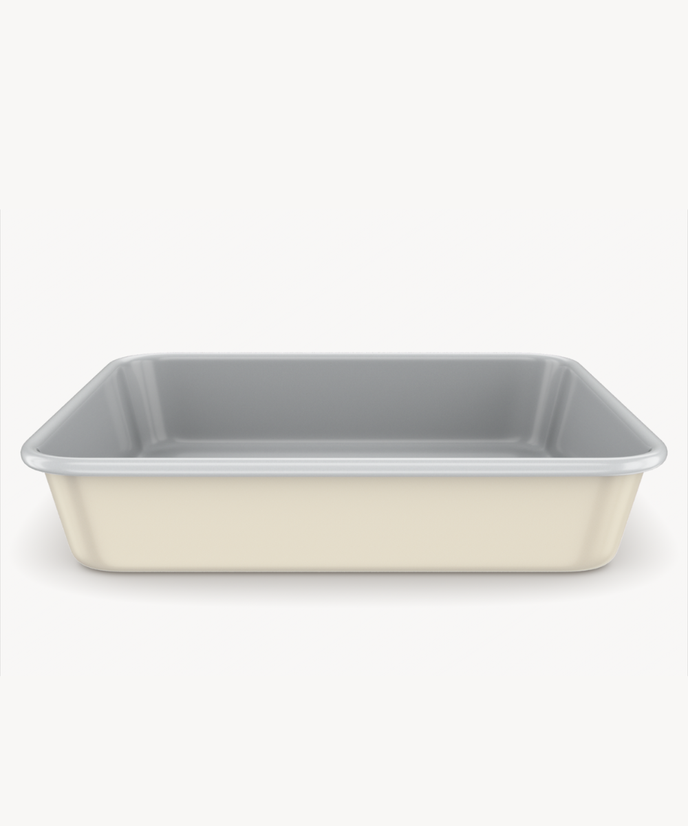 Backblech Rechteckig Beige