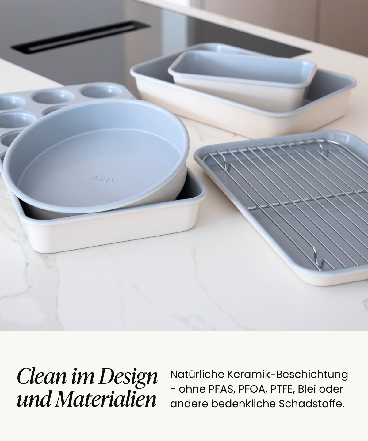 Backform- und Ofenset 6 Tlg