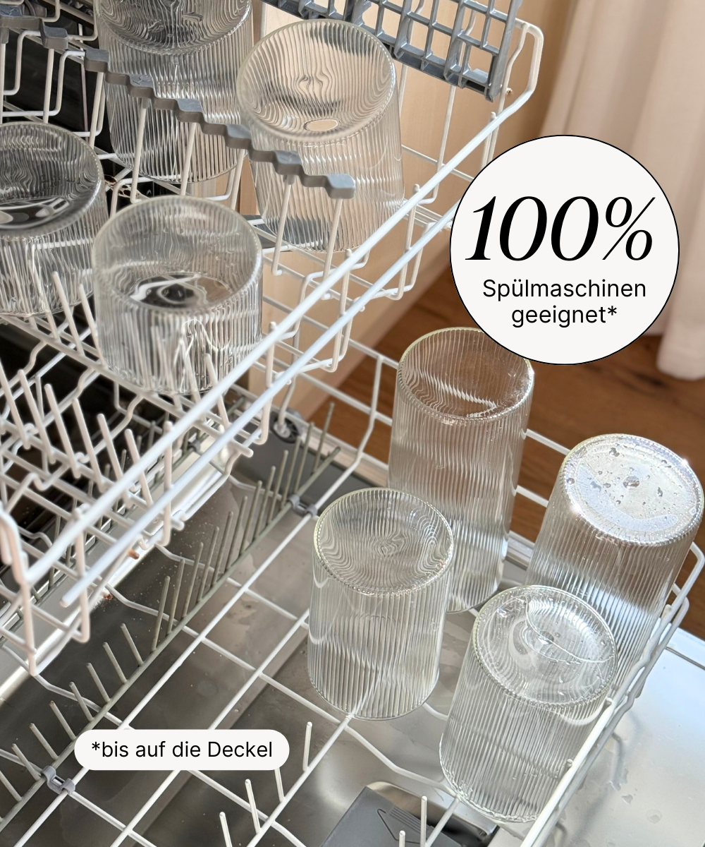 Vorratsglas Beige Kare 12er Set
