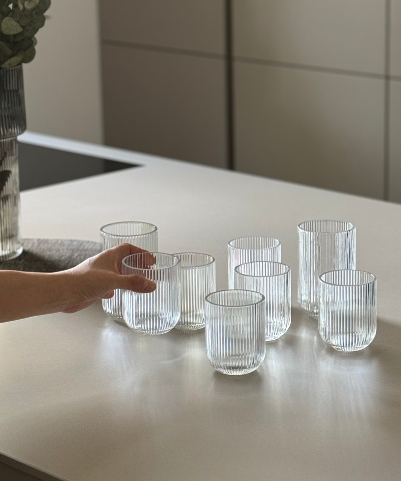 Relief Crystal Long Glas 400ml