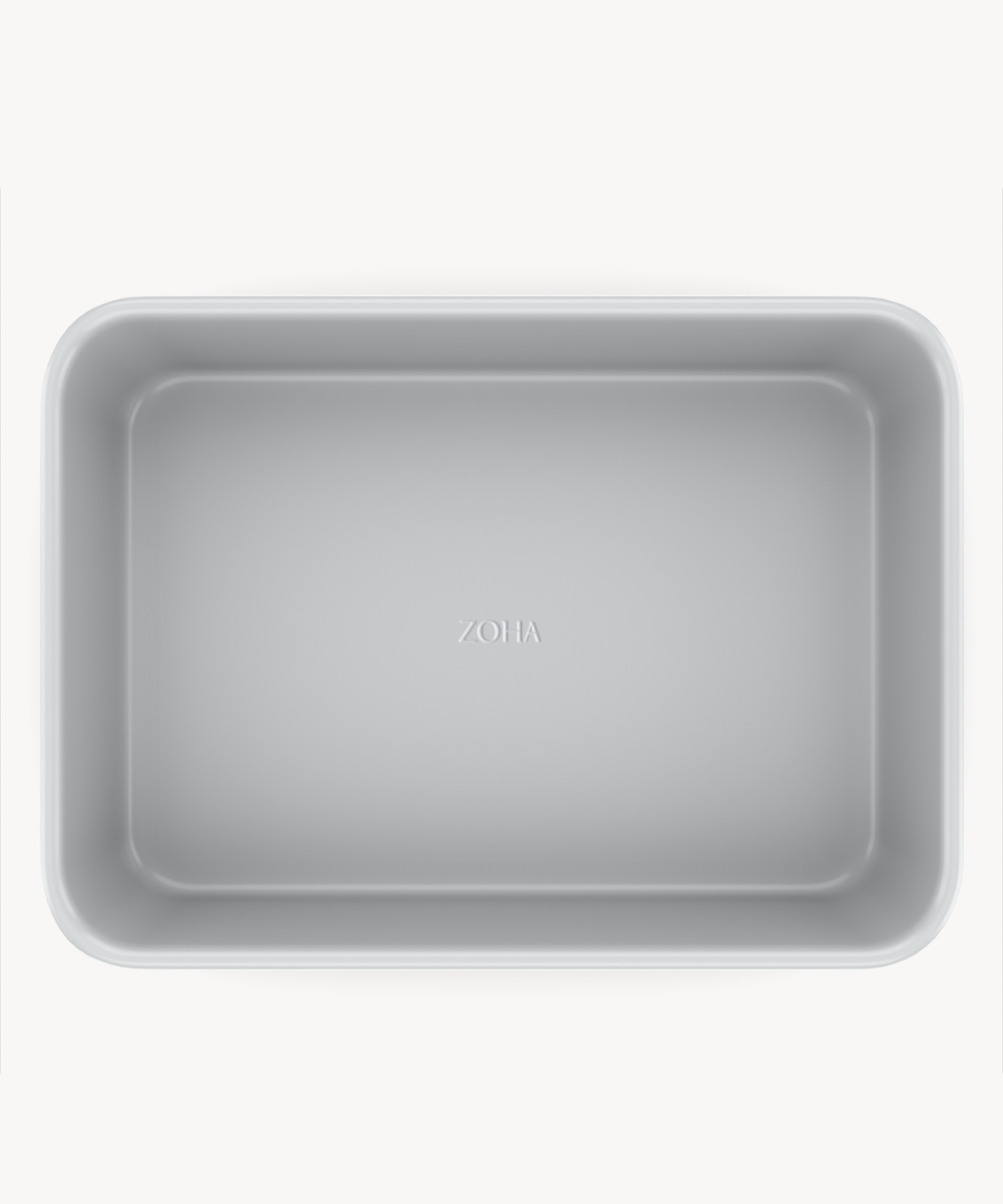 Backblech Rechteckig Beige