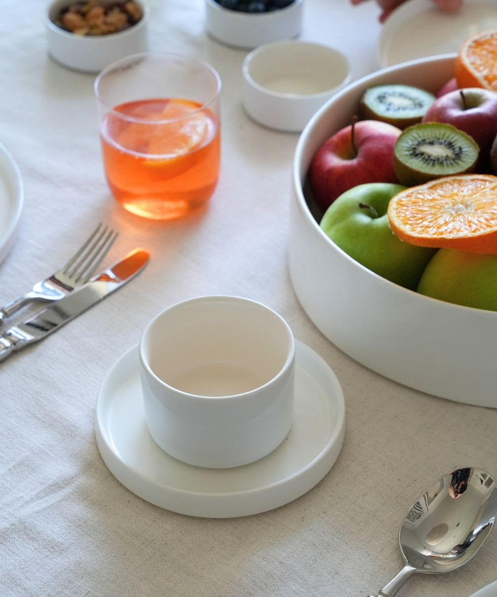 Noa Beige White Kaffeetassen Set