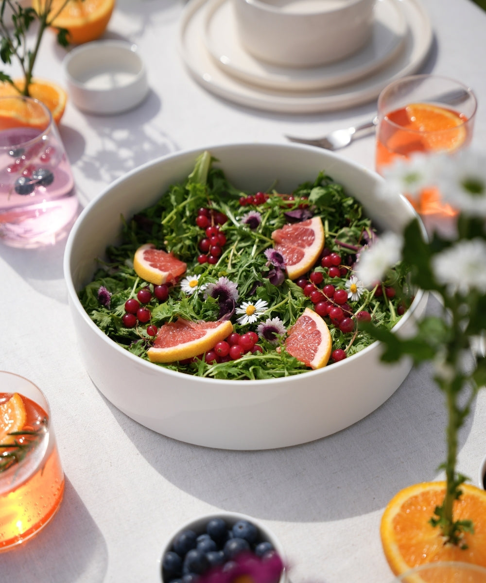 Noa Beige Salatschüssel