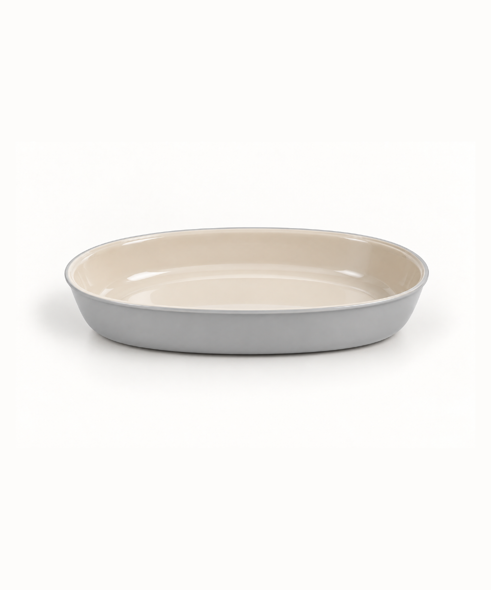 Auflaufform aus Glas Grau / Beige 3200 ml