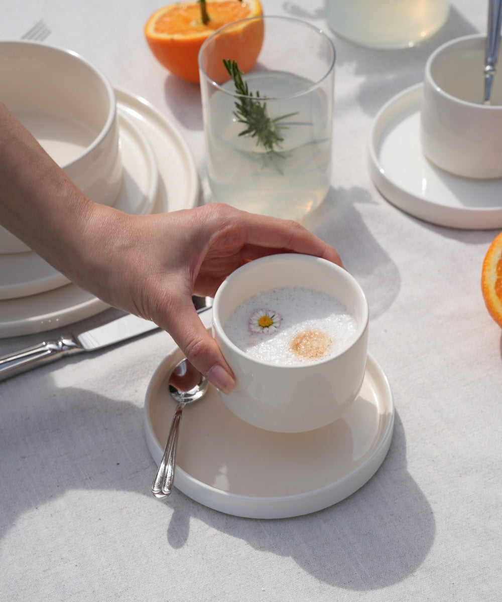 Noa Beige Kaffeetassen Set