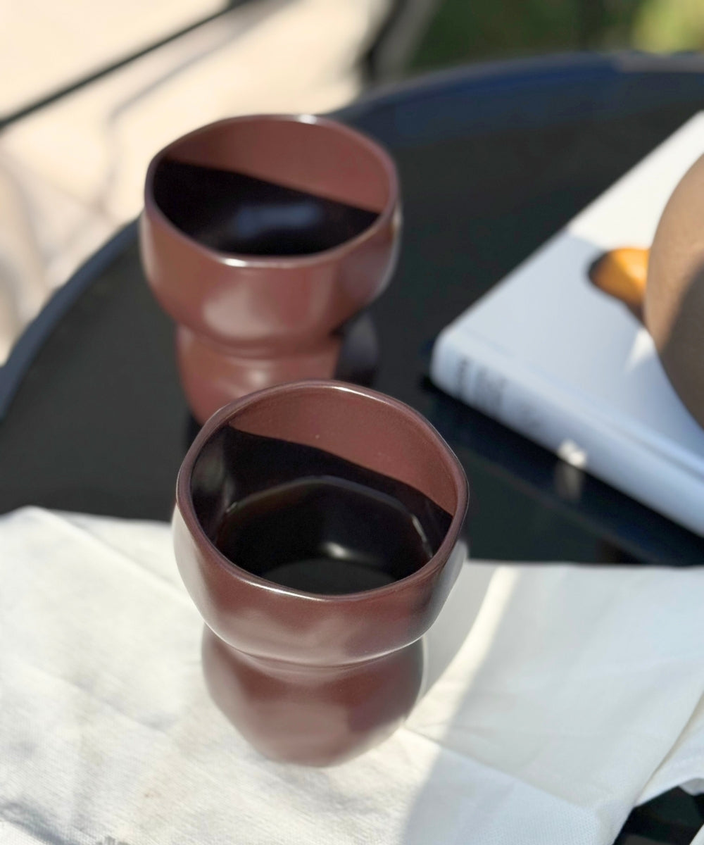 Organic Keramik Becher Mocha Mousse