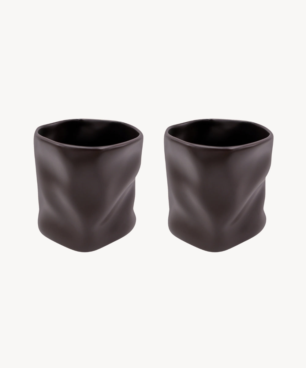 Diamond Keramik Becher Mocha Mousse