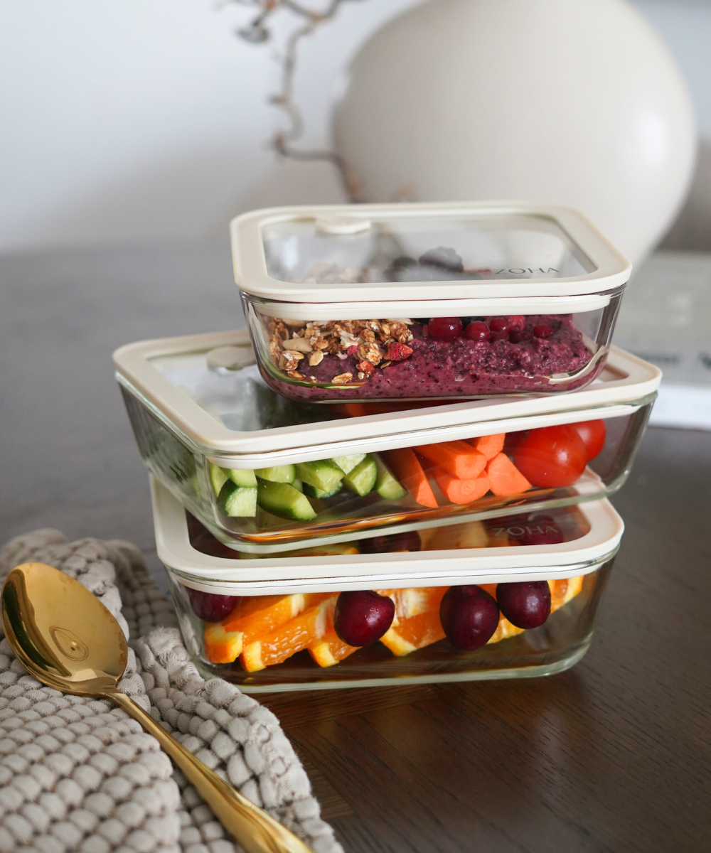 Frischhaltedose 600 ml Beige Transparent