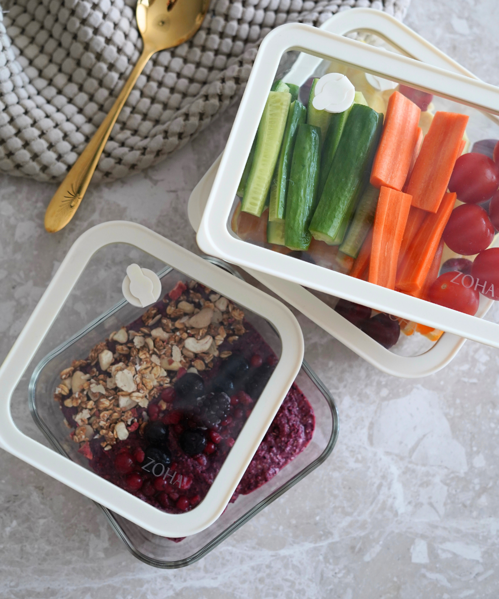 Frischhaltedose 600 ml Beige Transparent