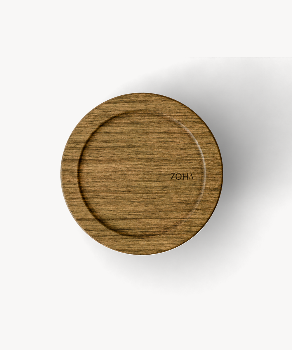 Frischhaltedose 650 ml Rund Akaziendeckel