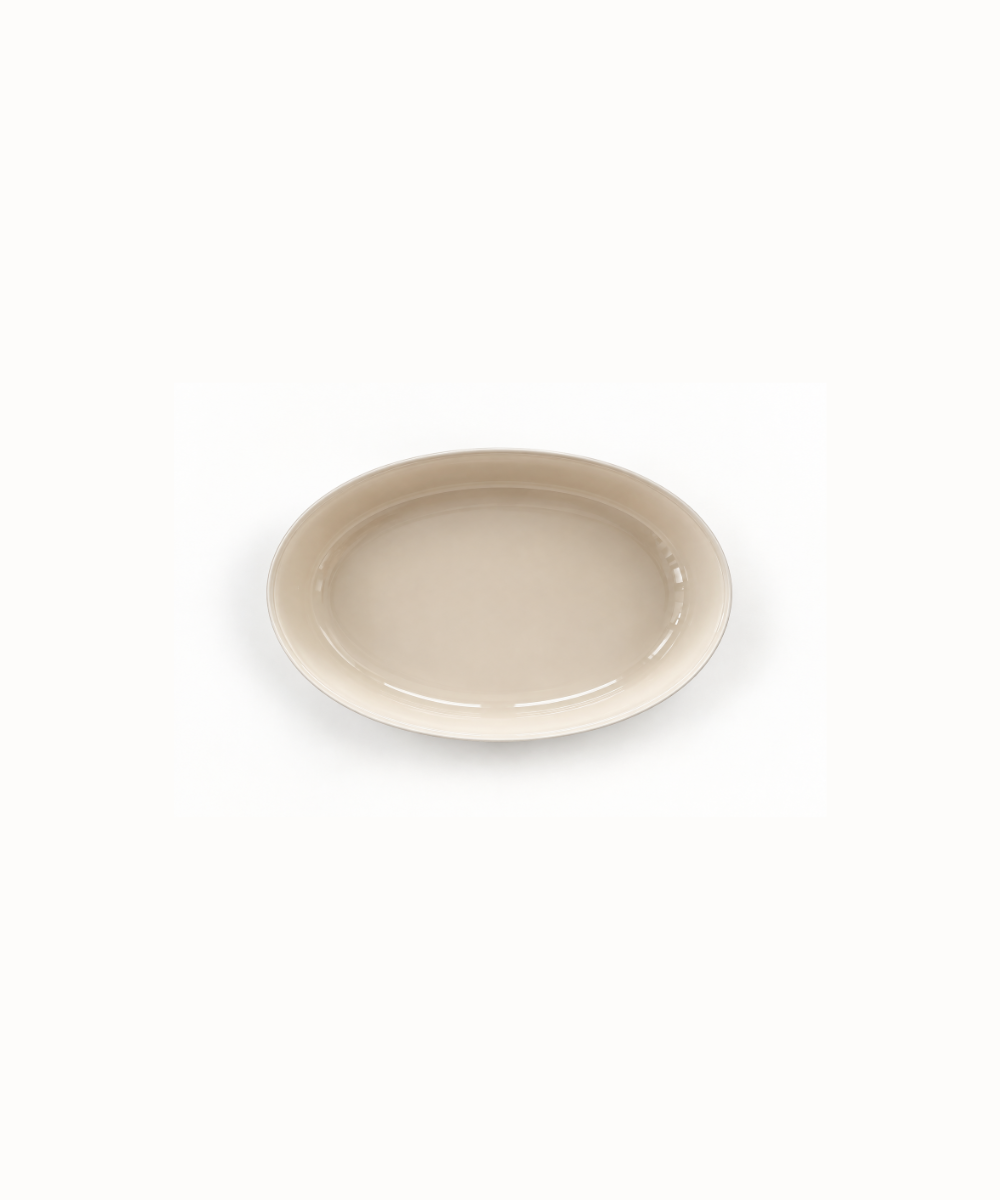 Auflaufform aus Glas Beige 1600 ml