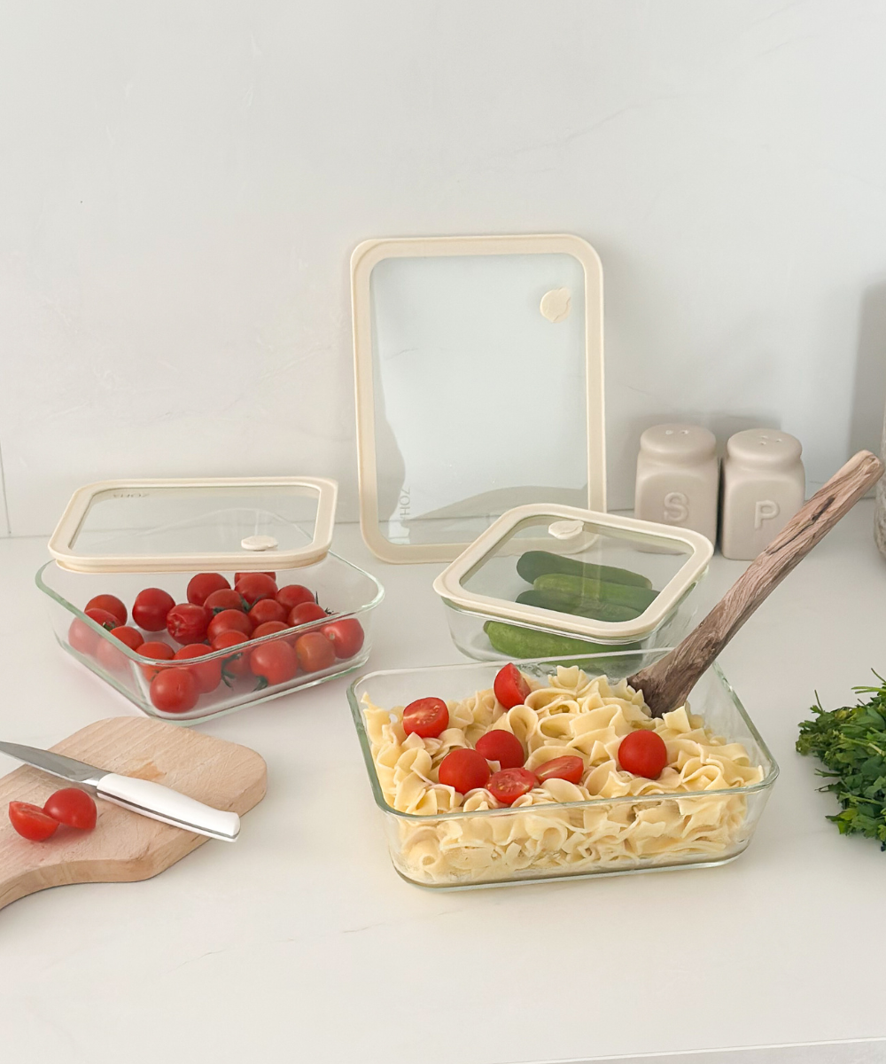 Frischhaltedosen Bundle Transparent 3 Tlg Rechteckig