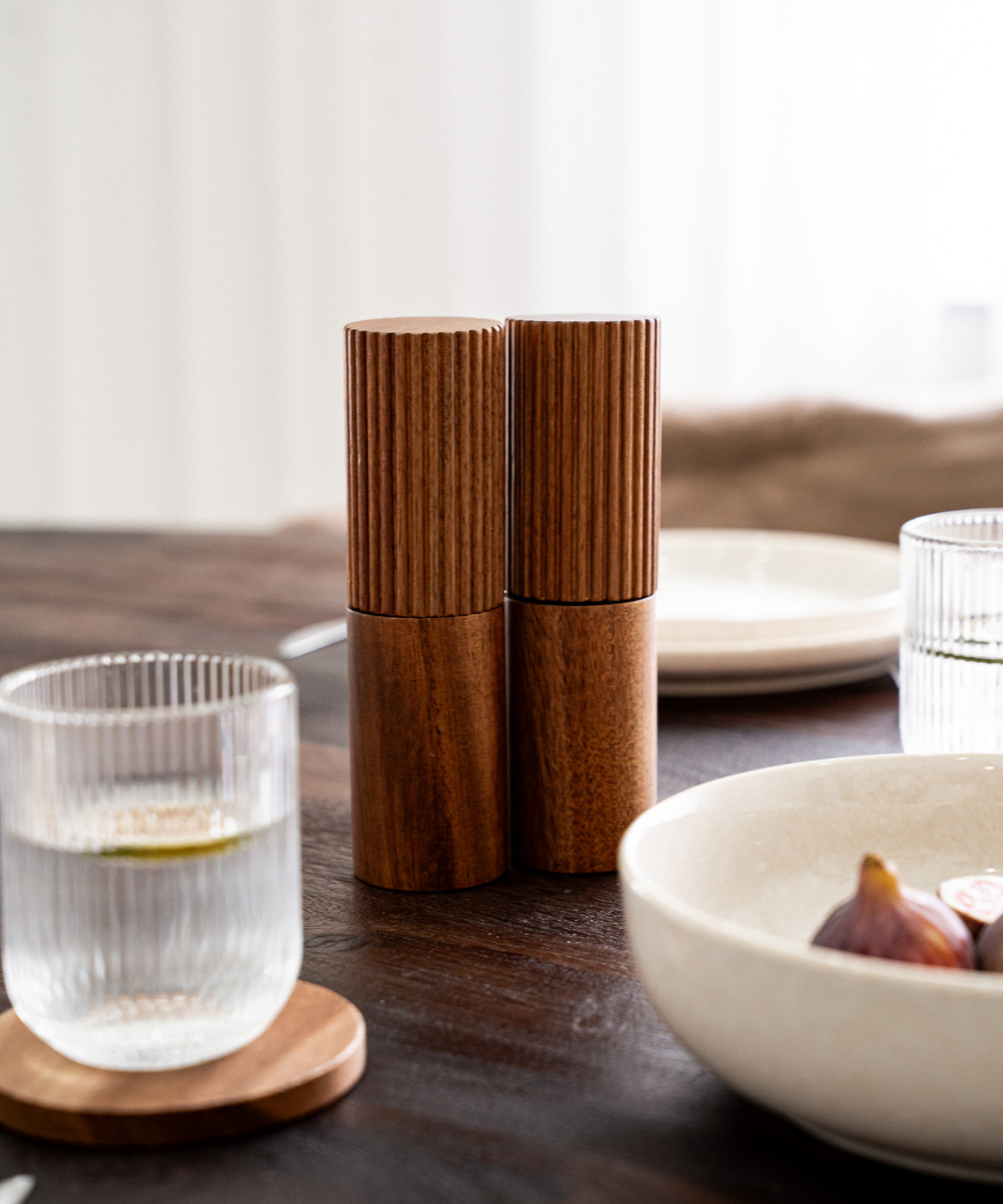 Akazie Milo – Mühlen-Set