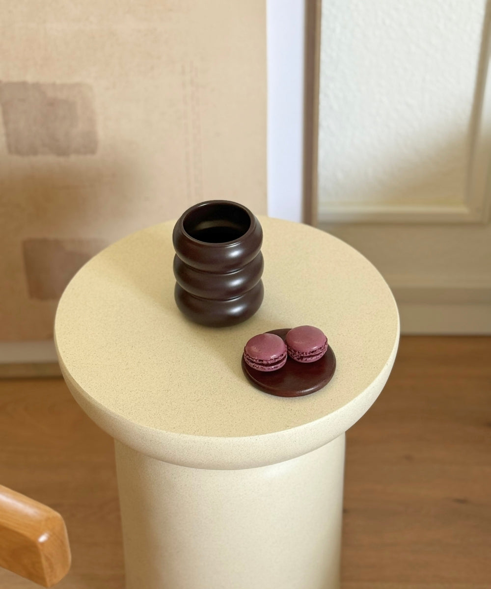 Wave Keramik Becher Mocha Mousse