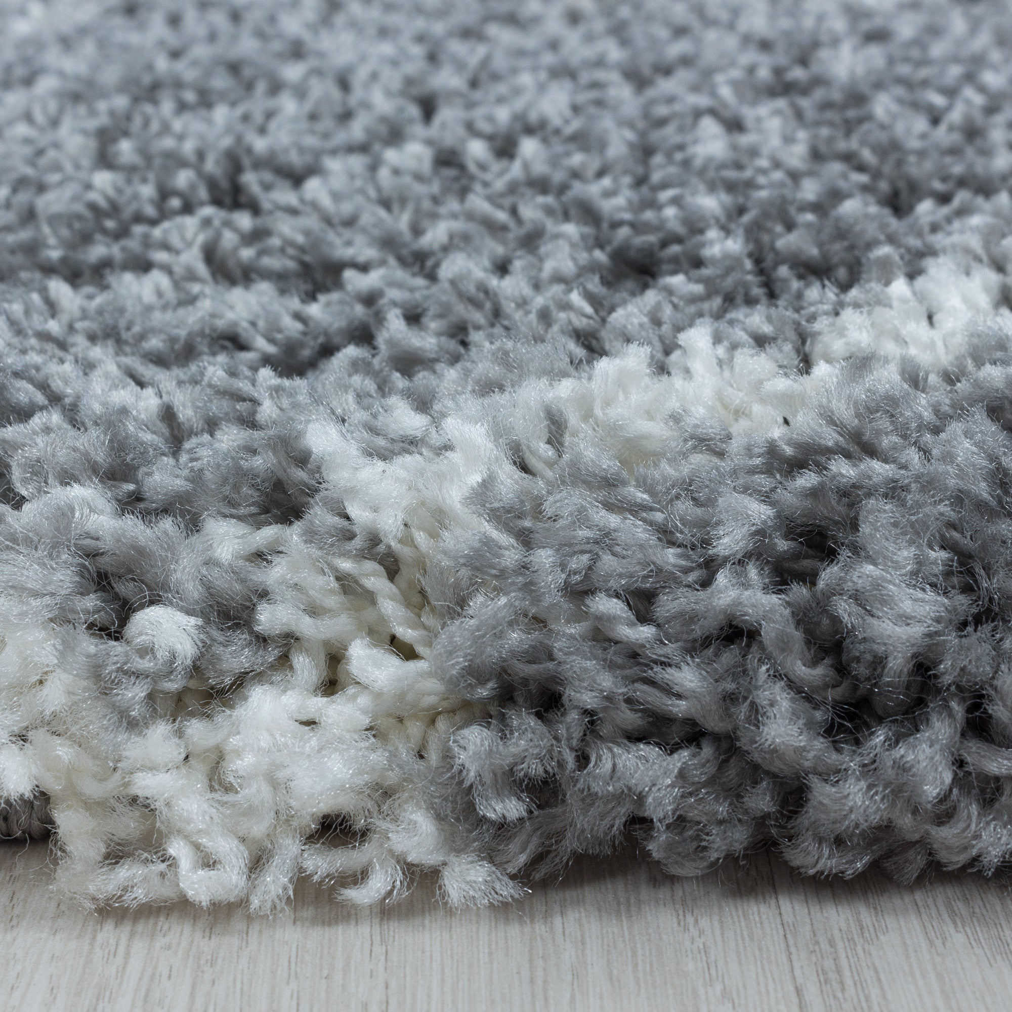 Alvor Hochflor Teppich Grau