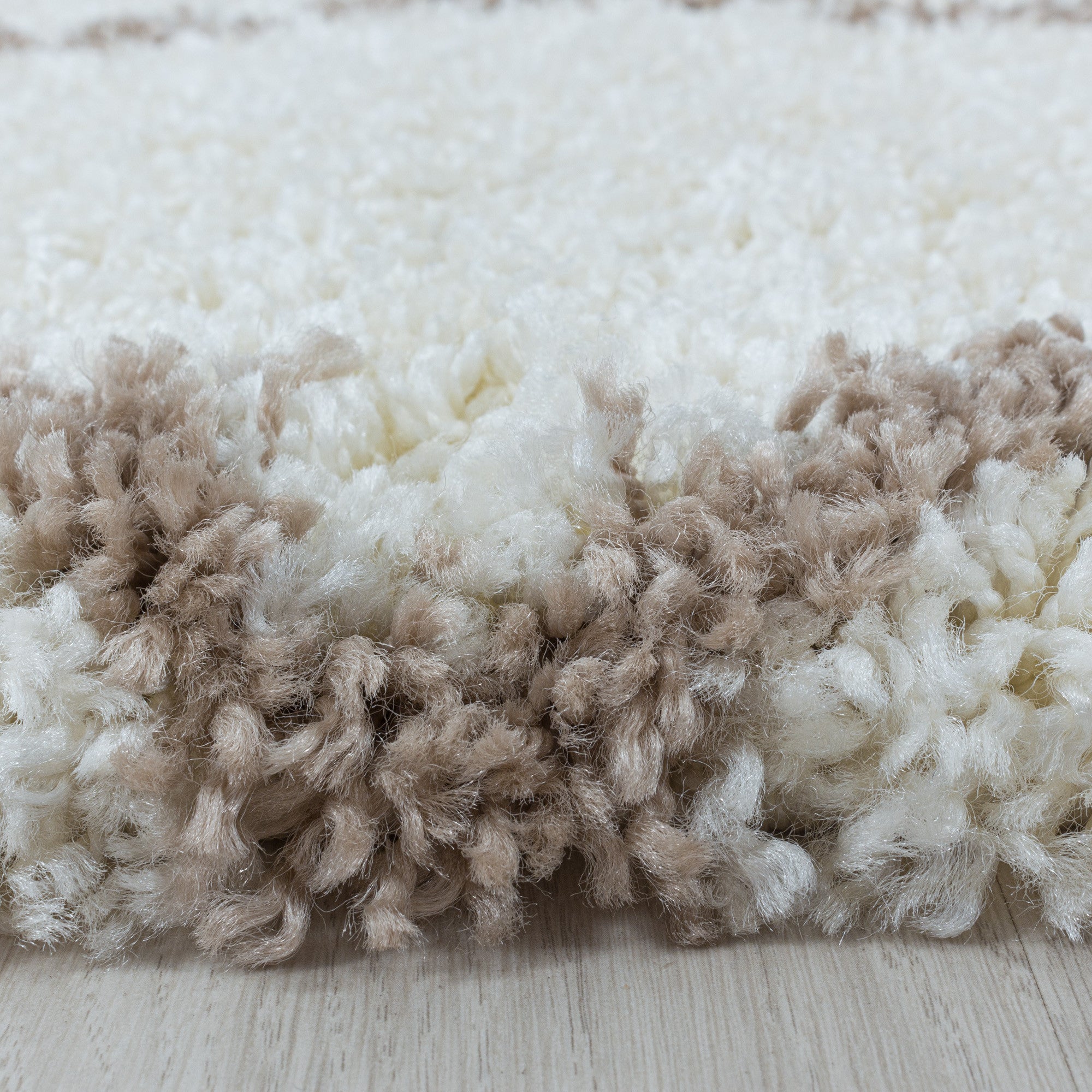 Alvor Hochflor Teppich Creme