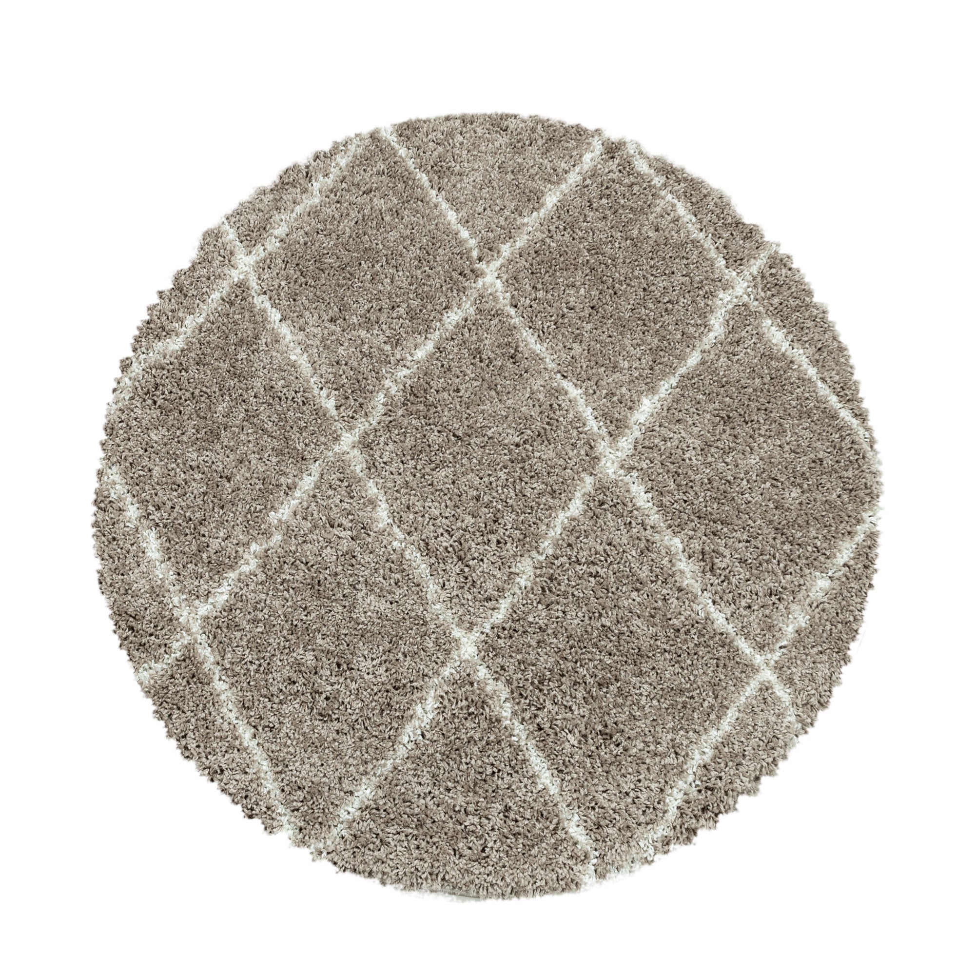 Alvor Hochflor Teppich Beige