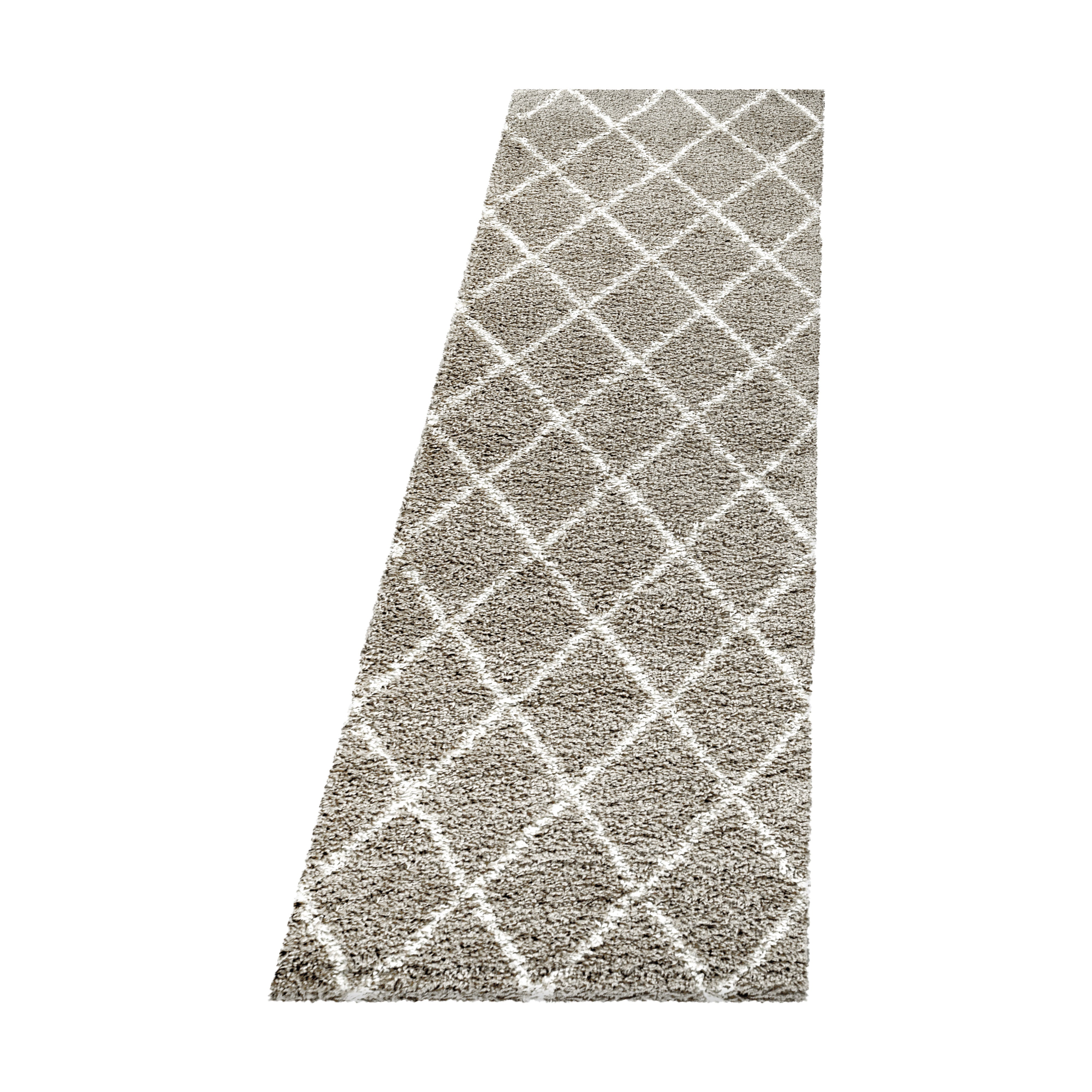 Alvor Hochflor Teppich Beige