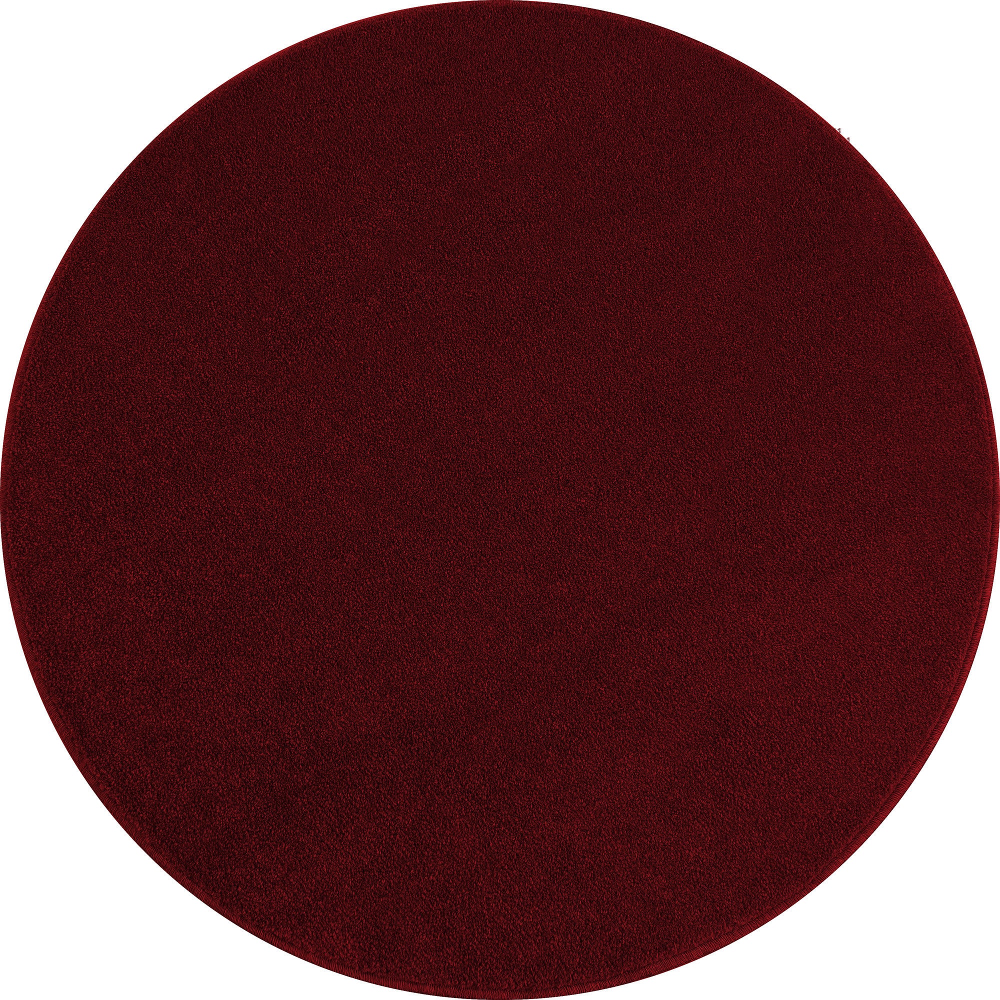 Flat Kurzflor Teppich Rot