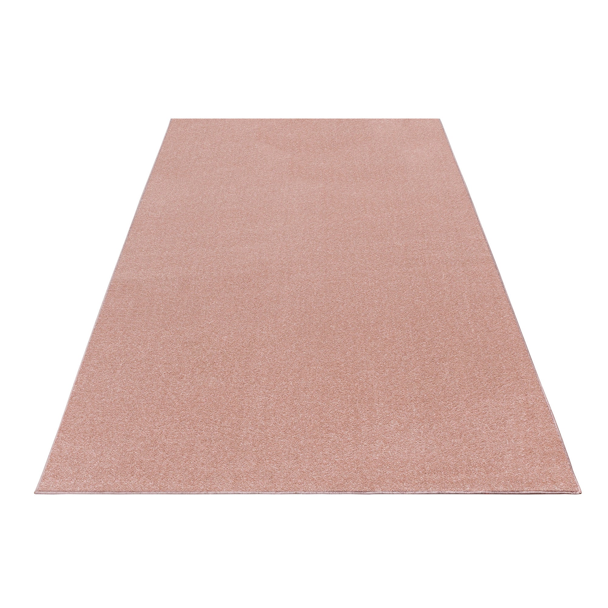 Flat Kurzflor Teppich Rosa