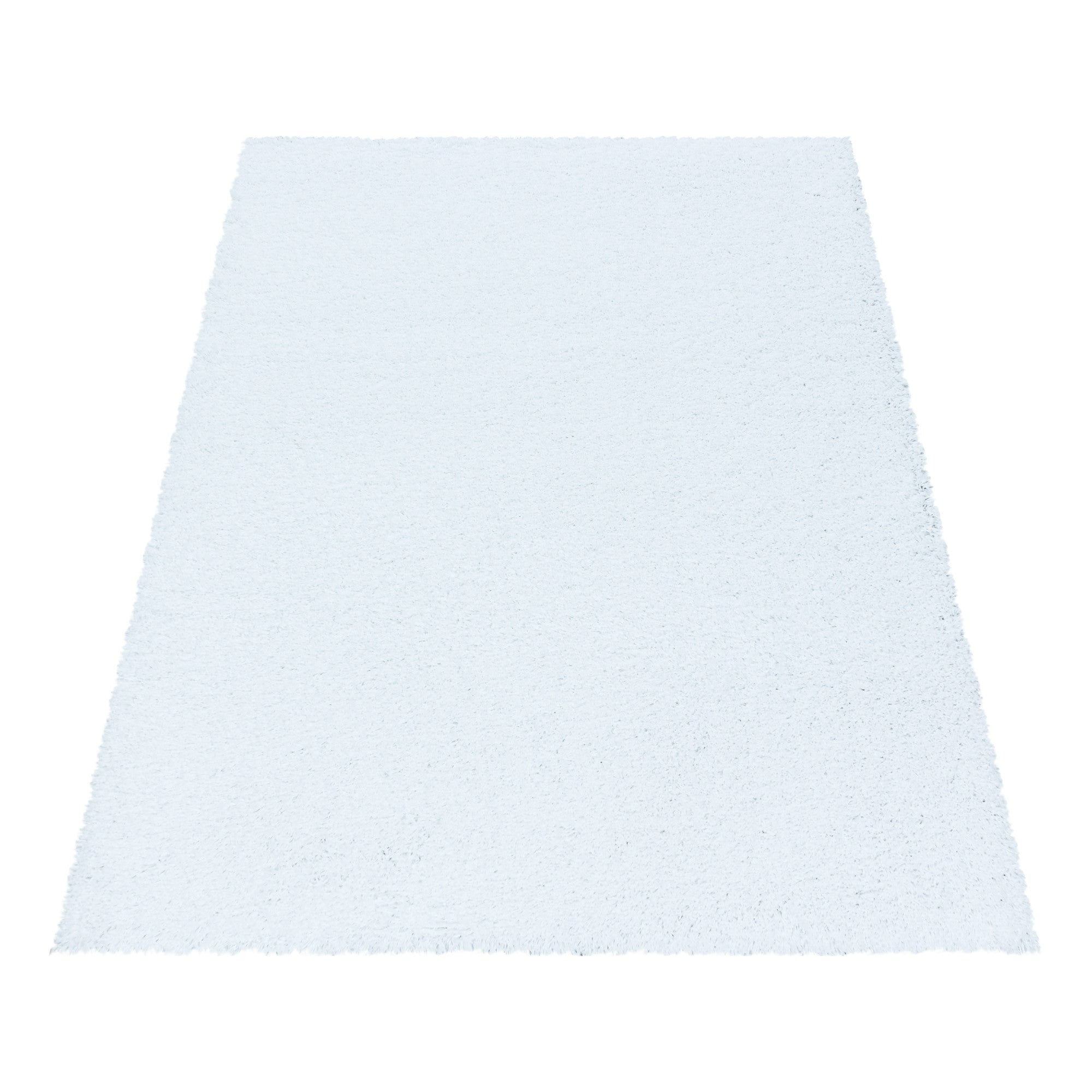 Sydney Hochflor Teppich Weiß