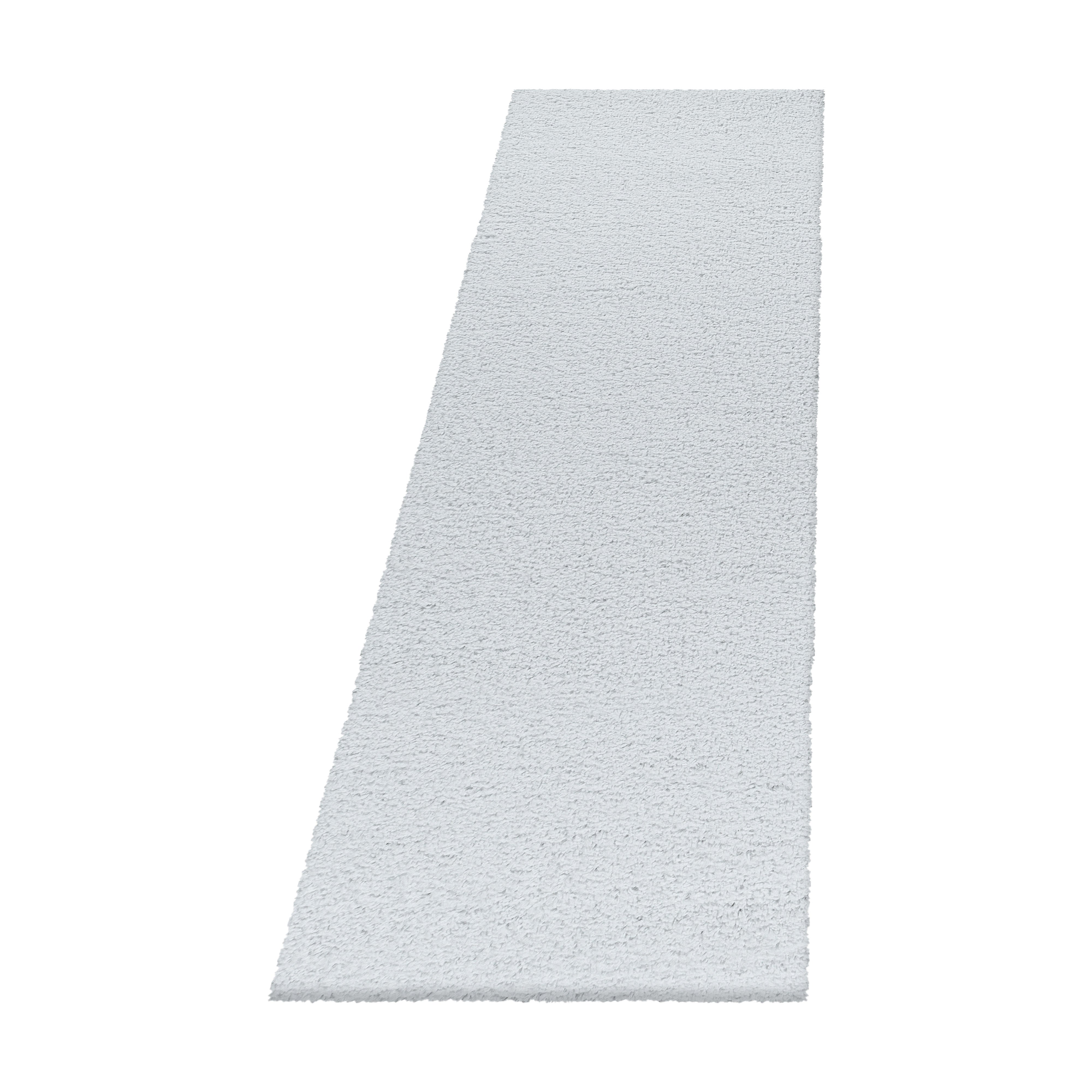 Sydney Hochflor Teppich Weiß