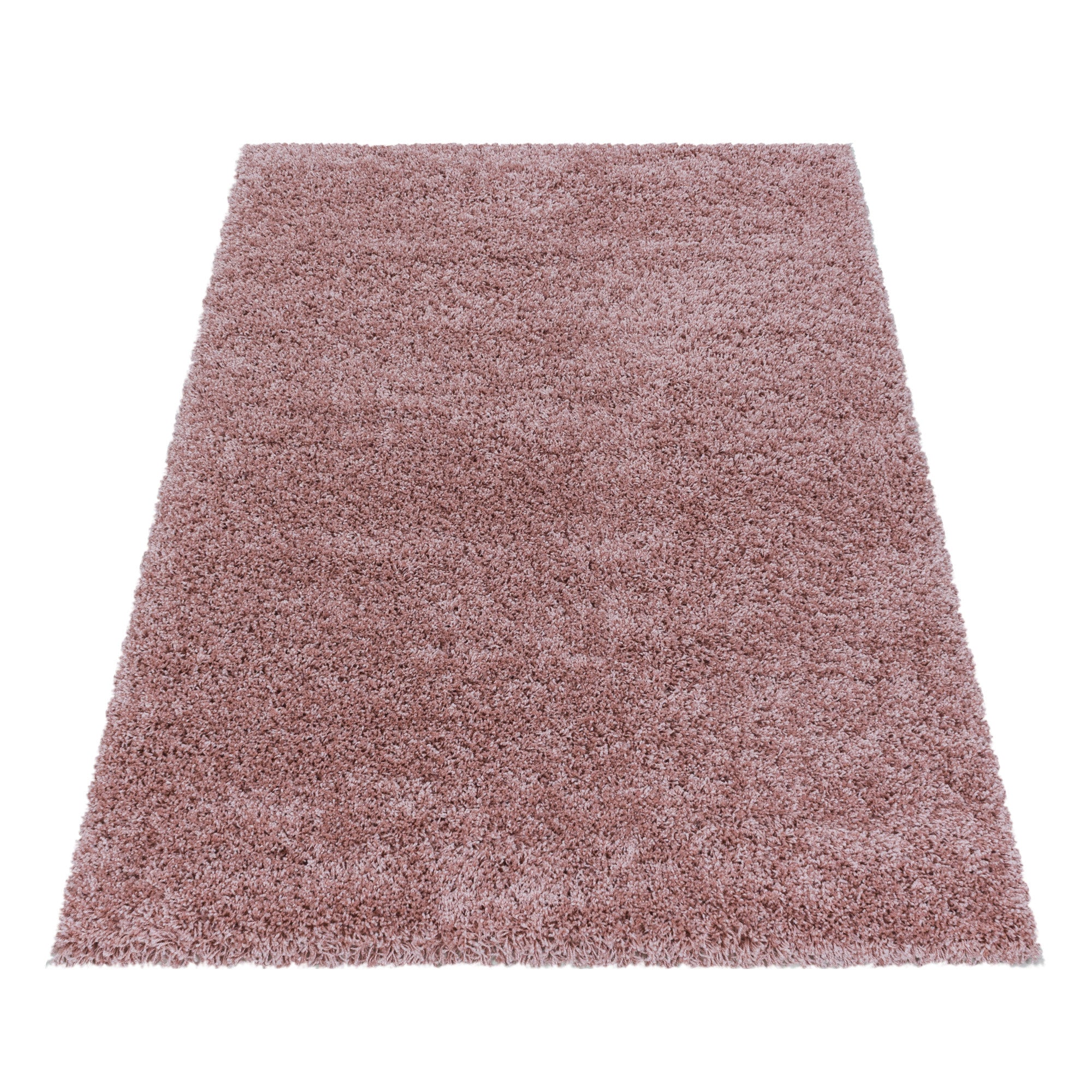 Sydney Hochflor Teppich Rosa