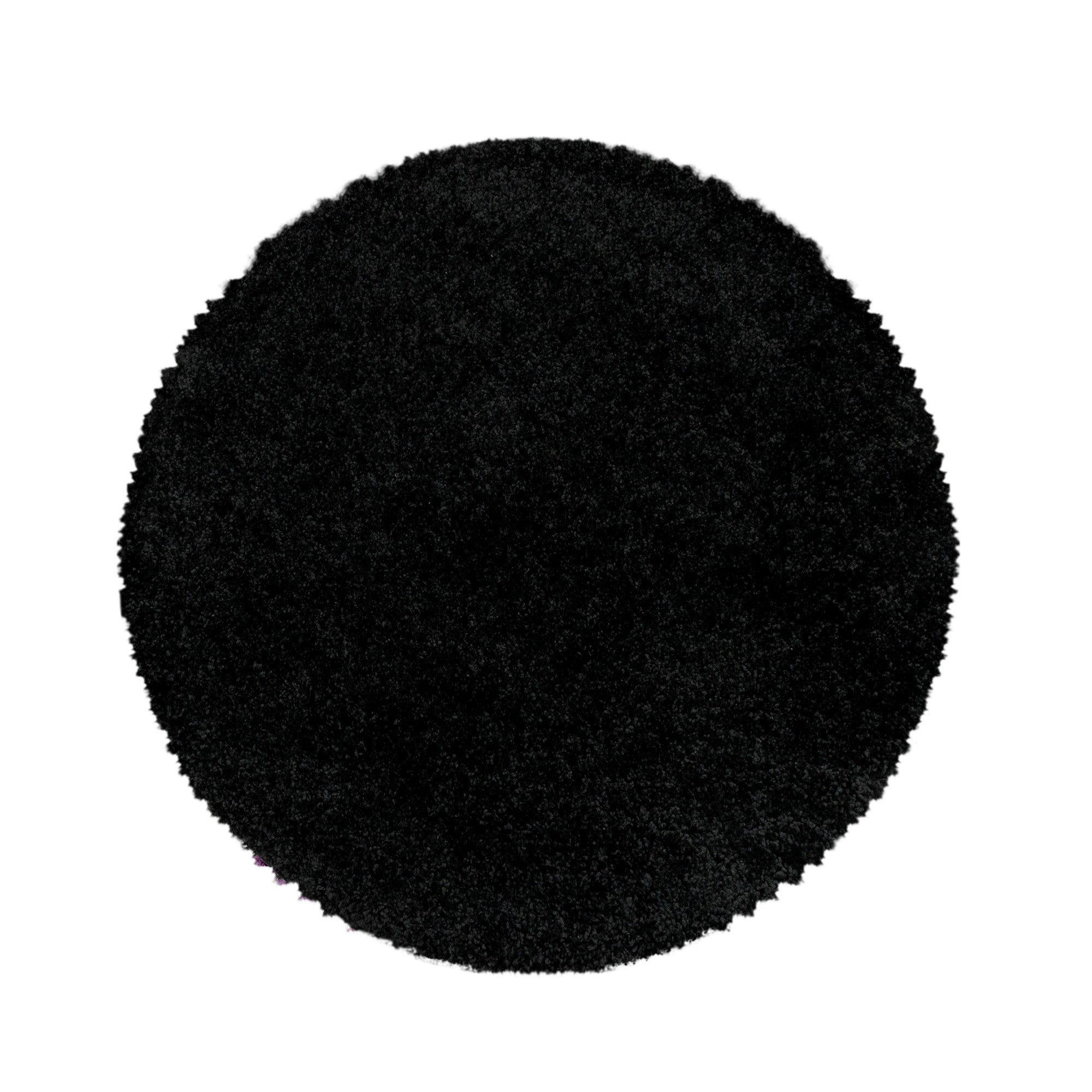 Sydney Hochflor Teppich Schwarz