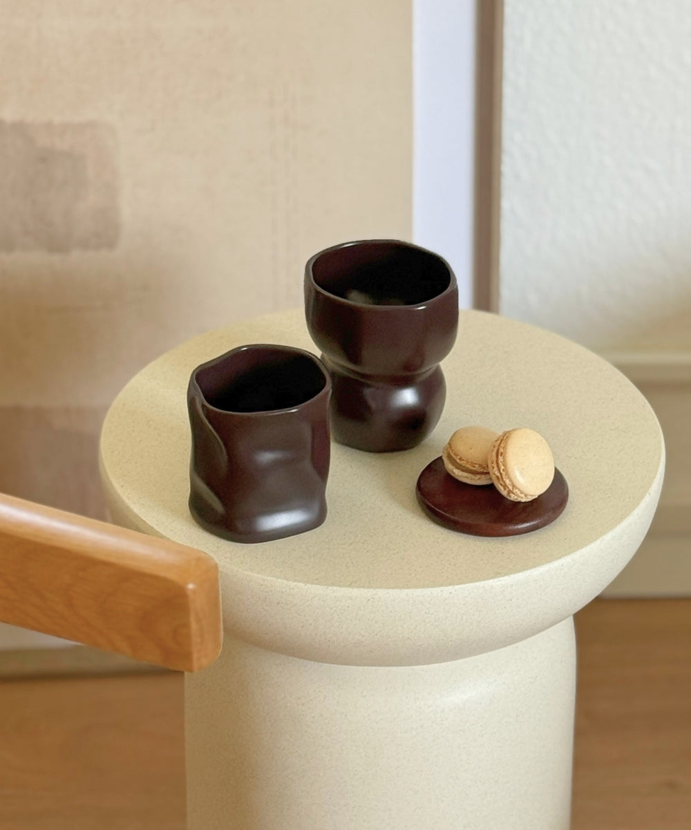 Diamond Keramik Becher Mocha Mousse