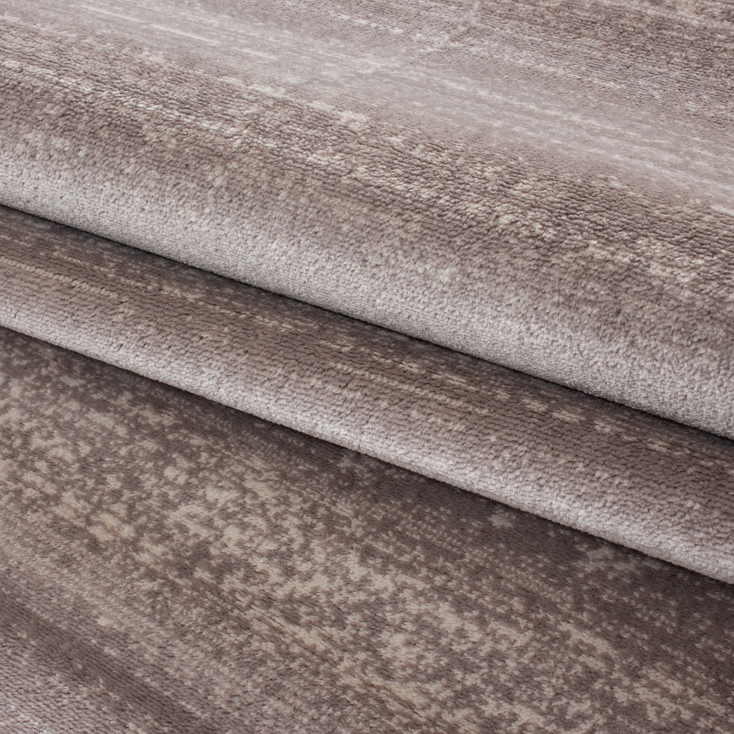 Plus Kurzflor Teppich Beige