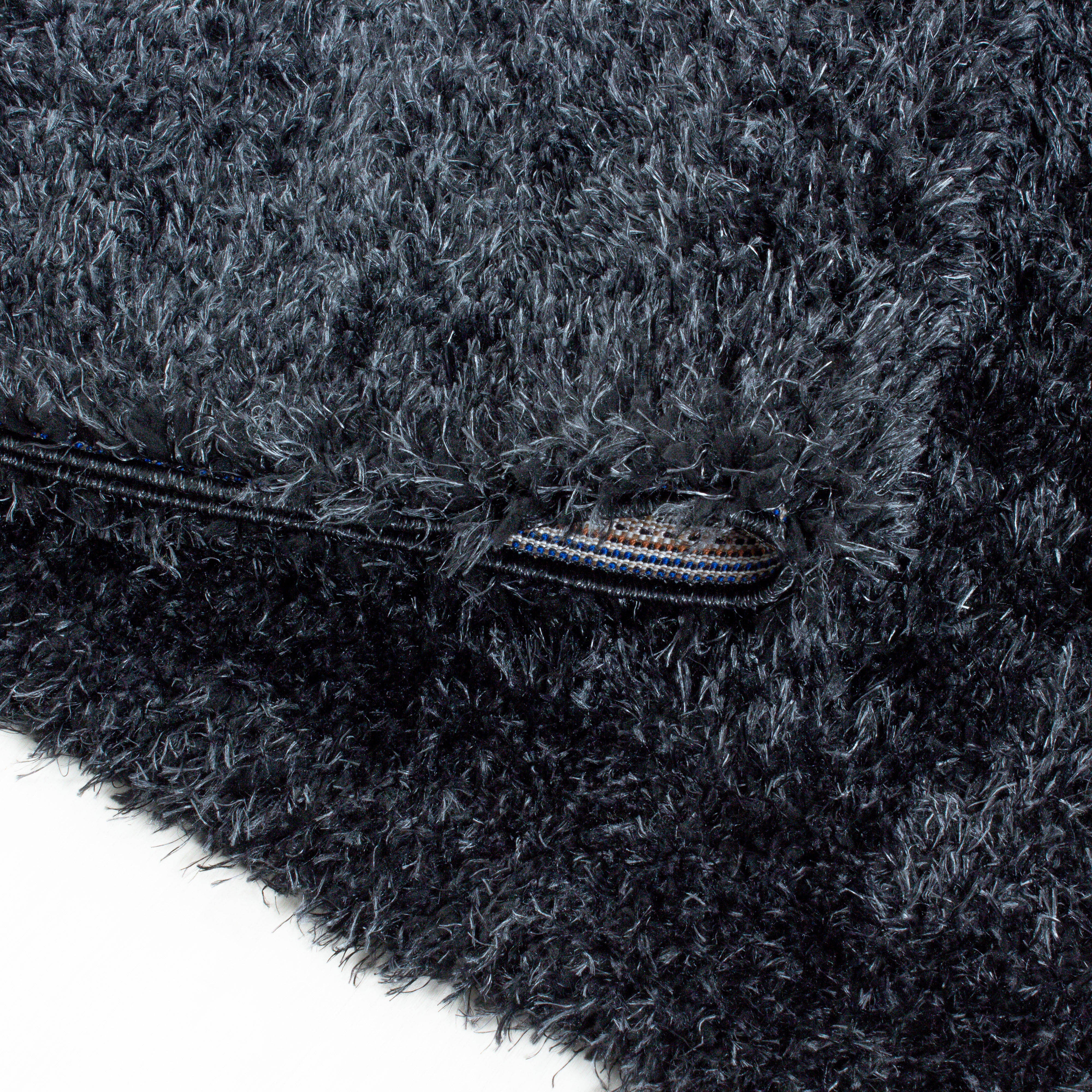 Comfy Hochflor Teppich Schwarz