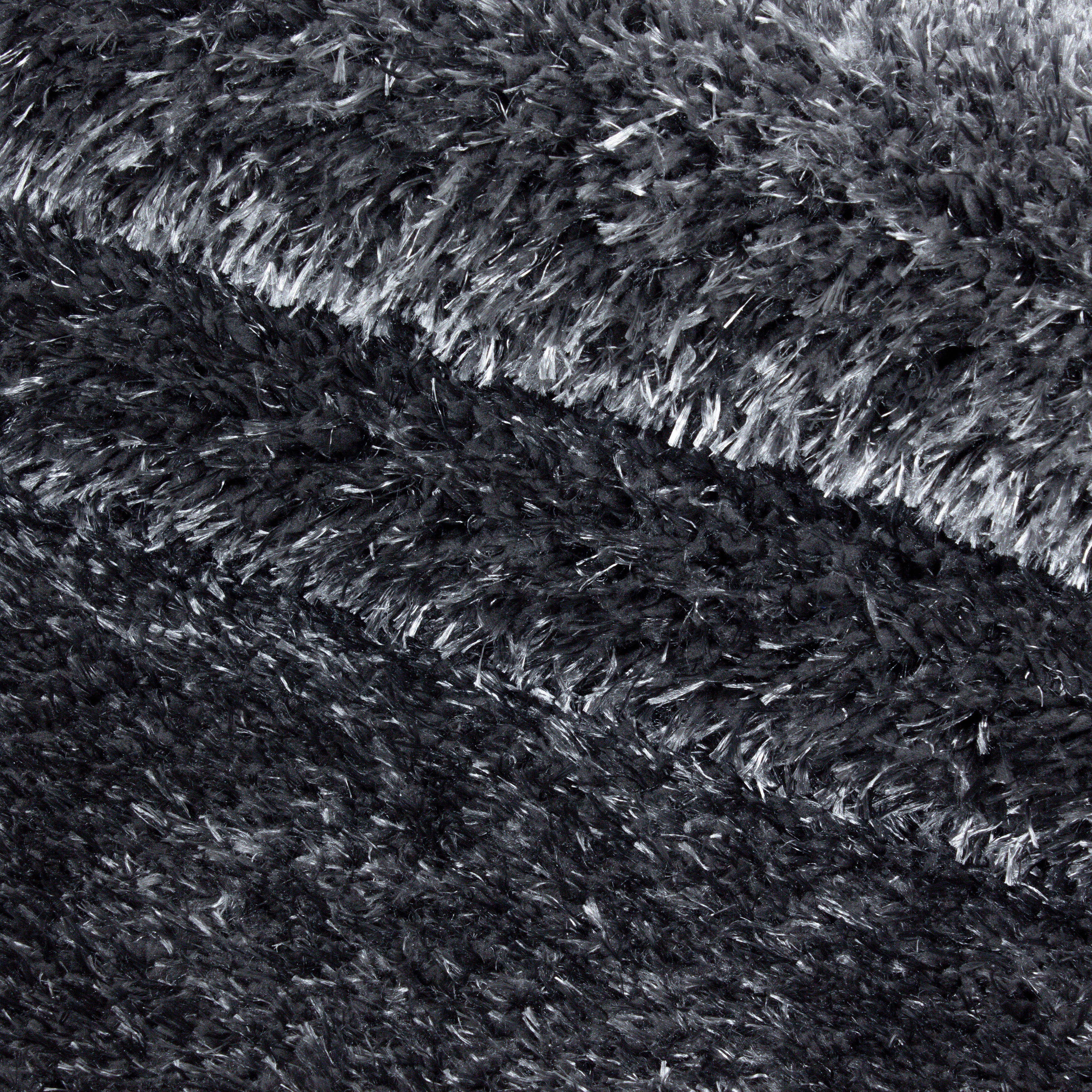 Comfy Hochflor Teppich Grau