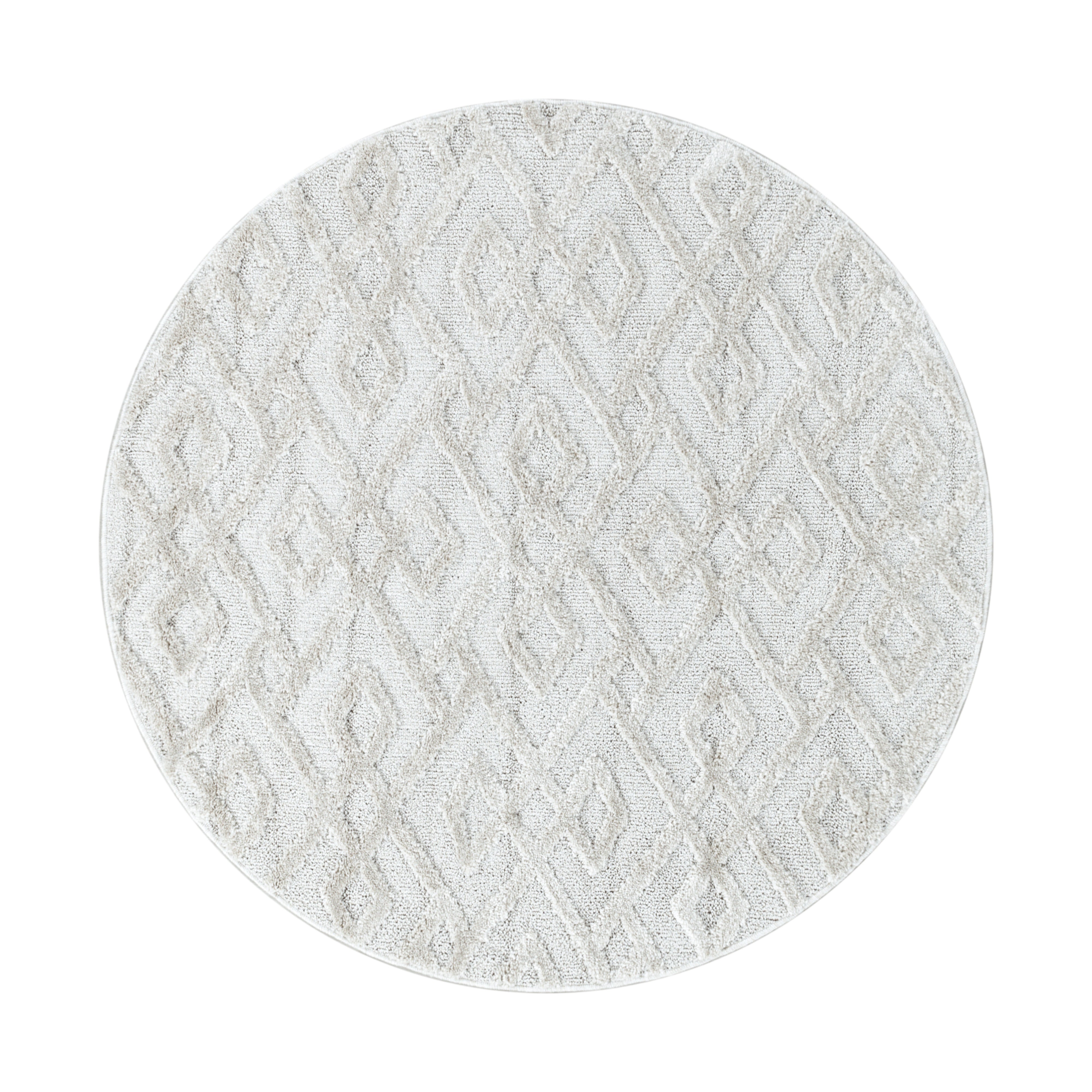 Pisa Hochflor Teppich Creme