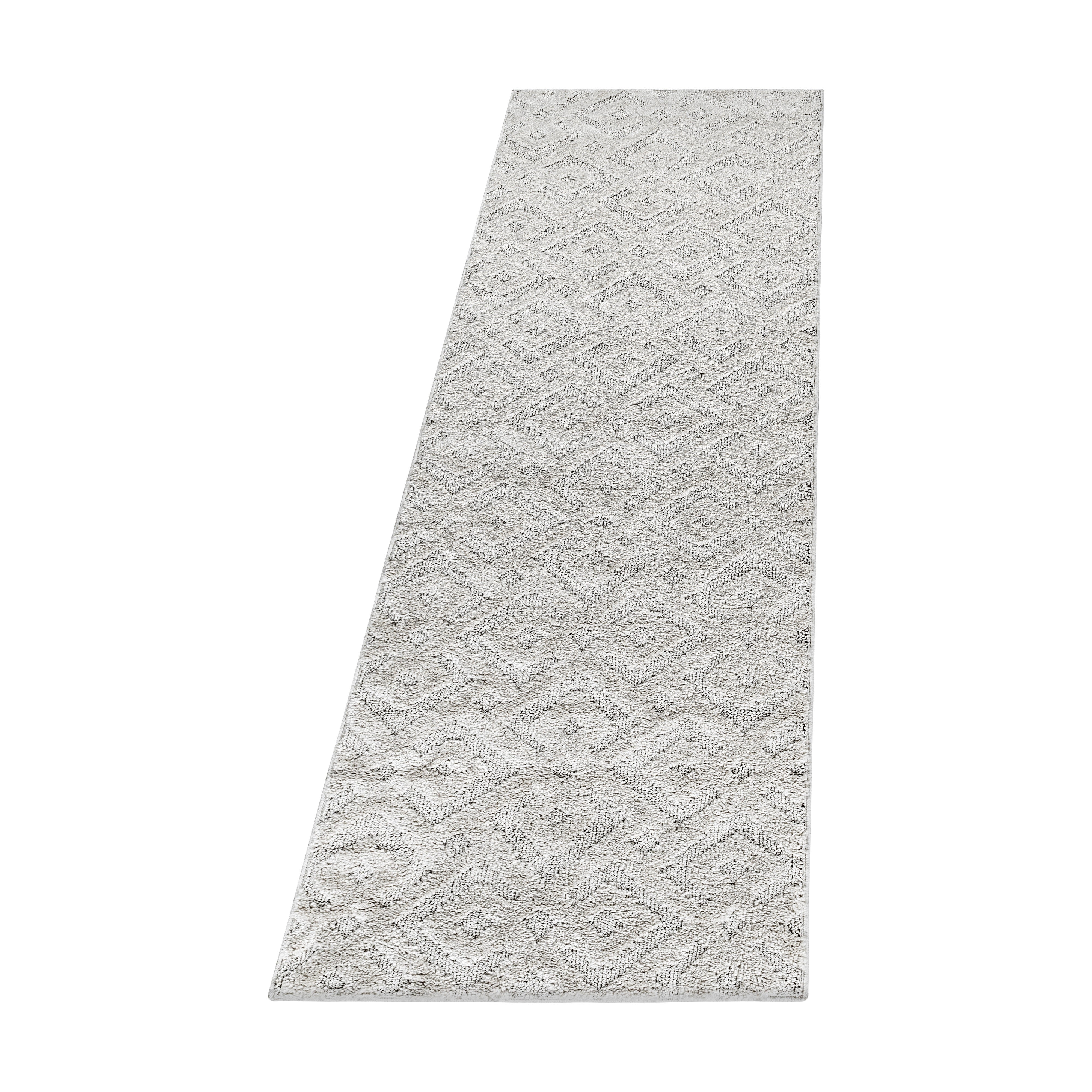 Pisa Hochflor Teppich Creme