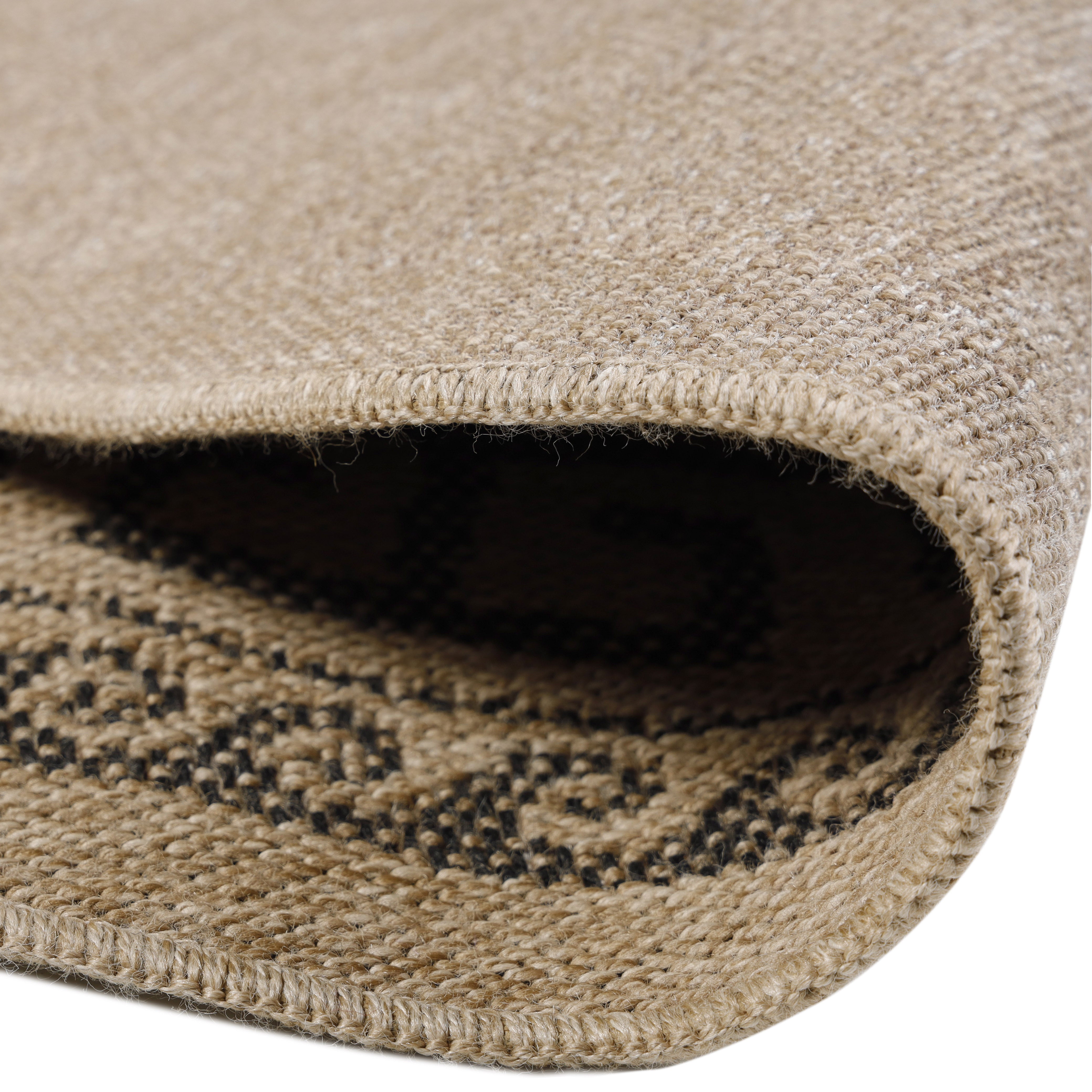 Comilla Outdoor Teppich Schwarz