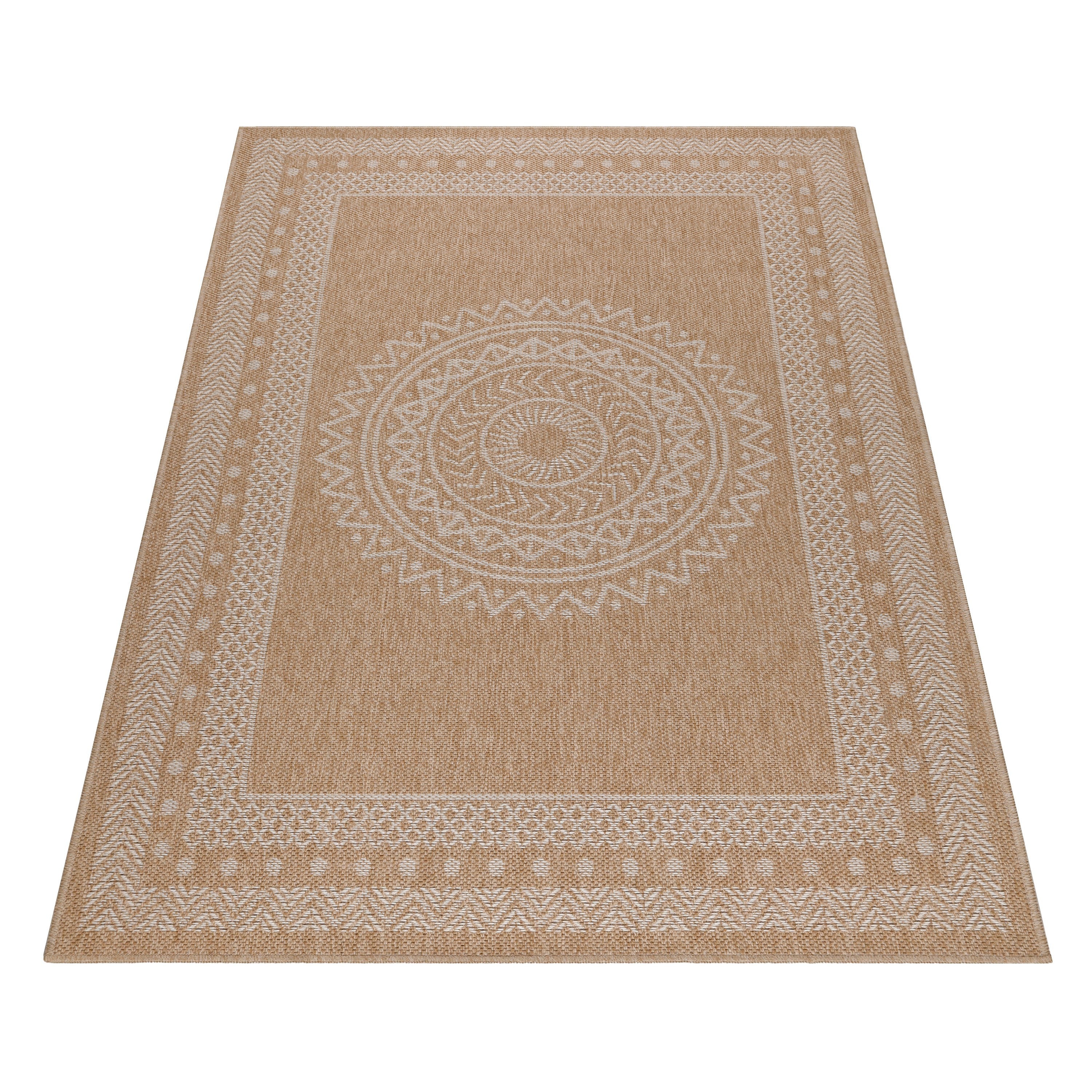 Dhaka Outdoor Teppich Beige