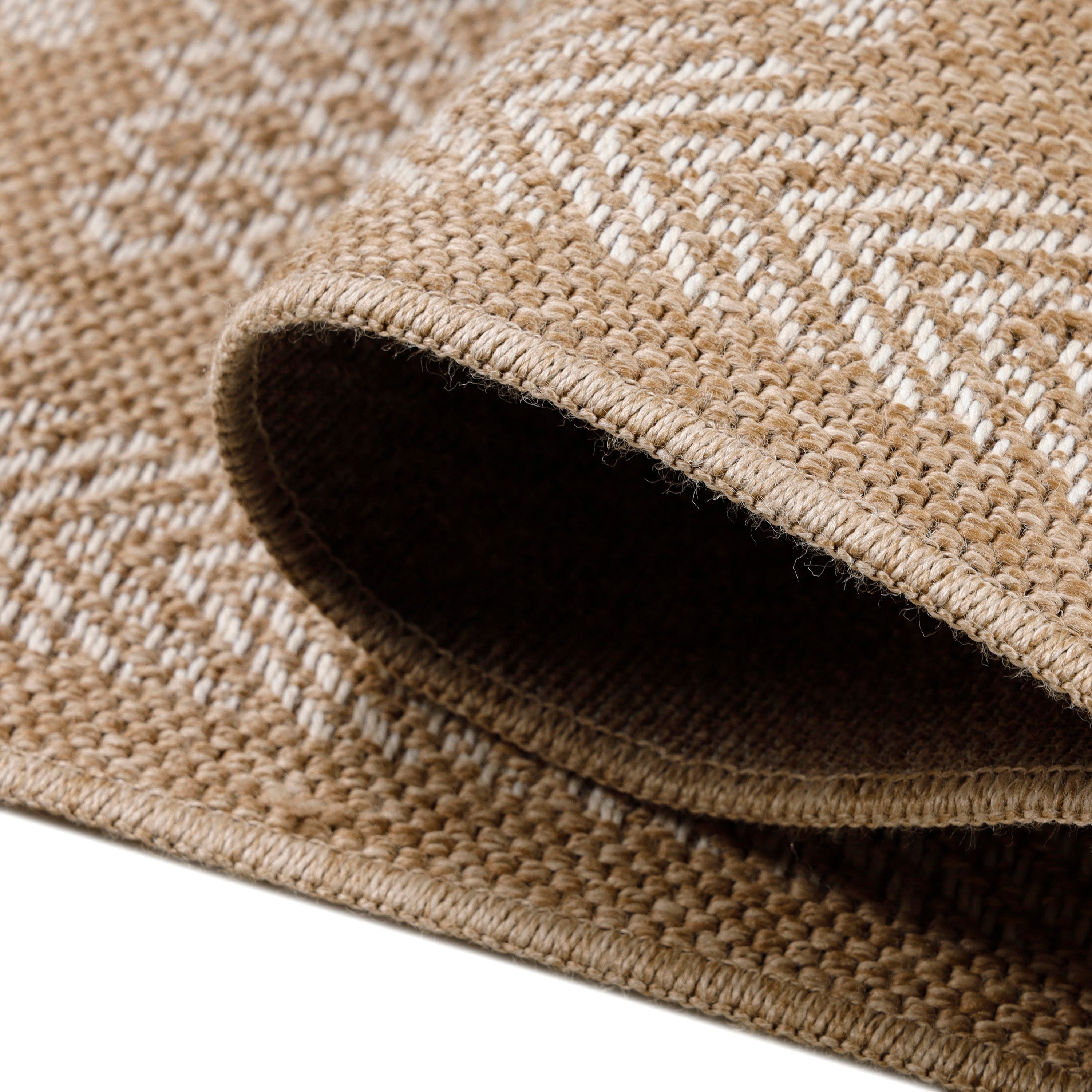 Dhaka Outdoor Teppich Beige