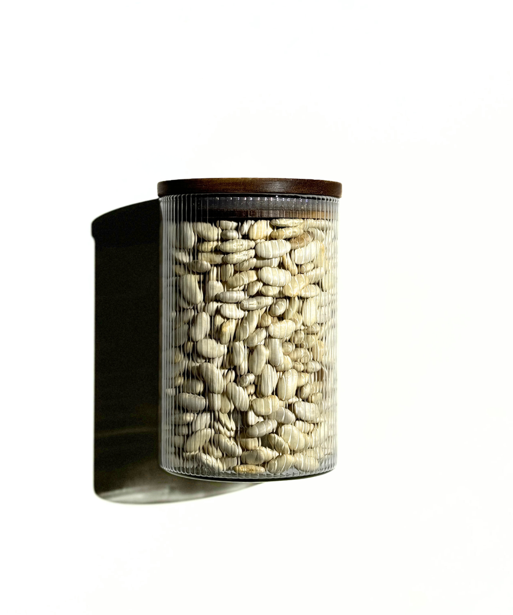 Vorratsgläser Akazie Stripe Sparset