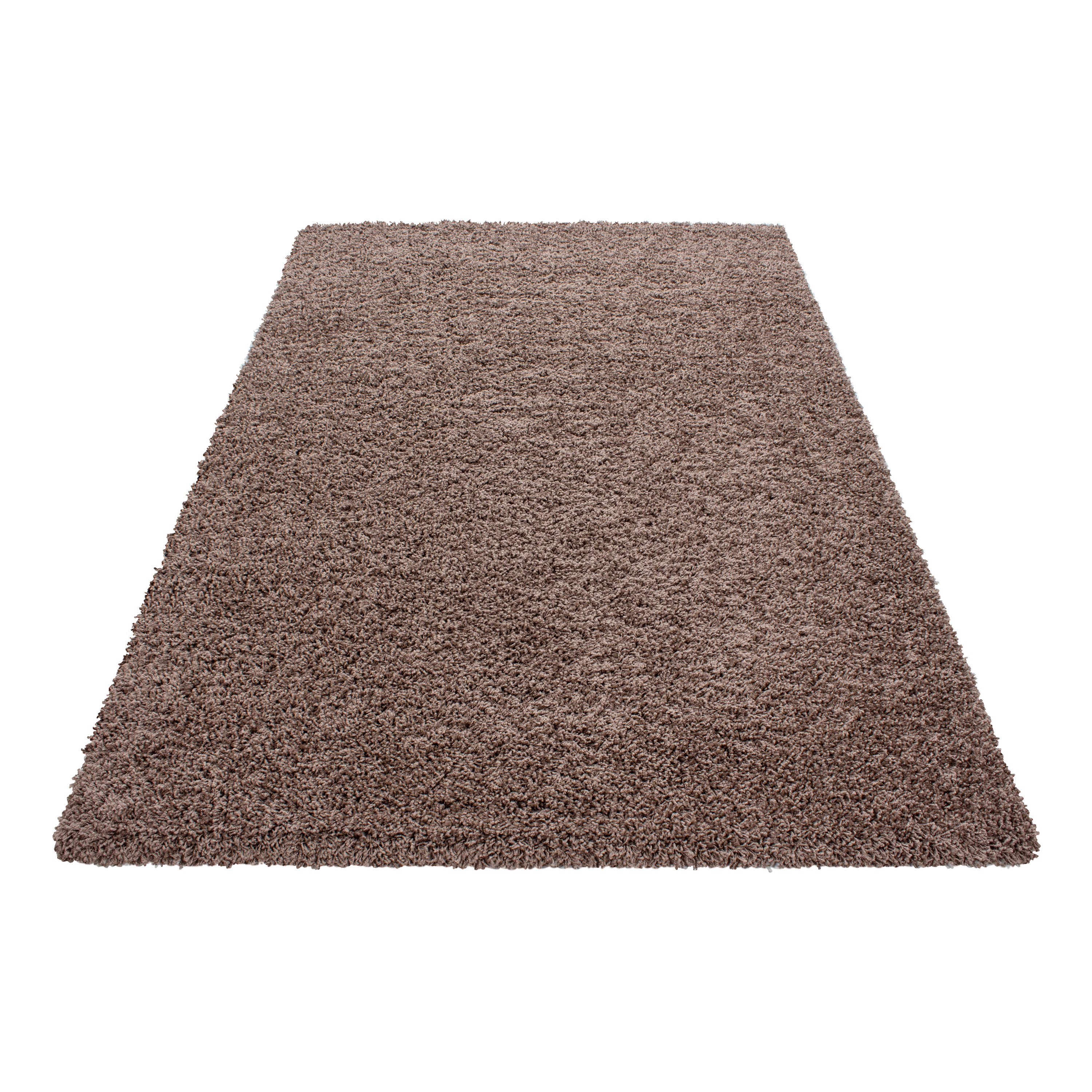 Dream Hochflor Teppich Mokka
