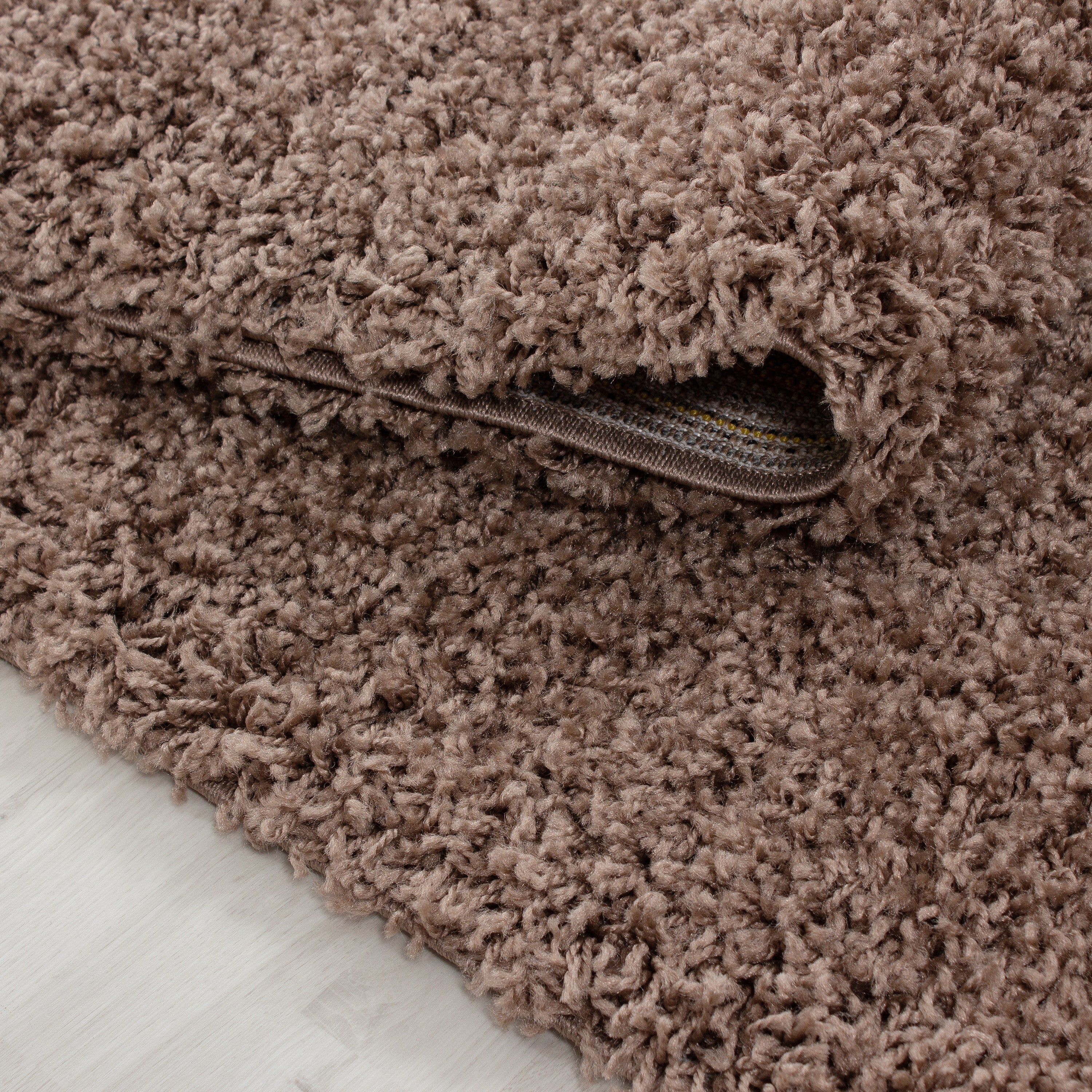 Dream Hochflor Teppich Mokka