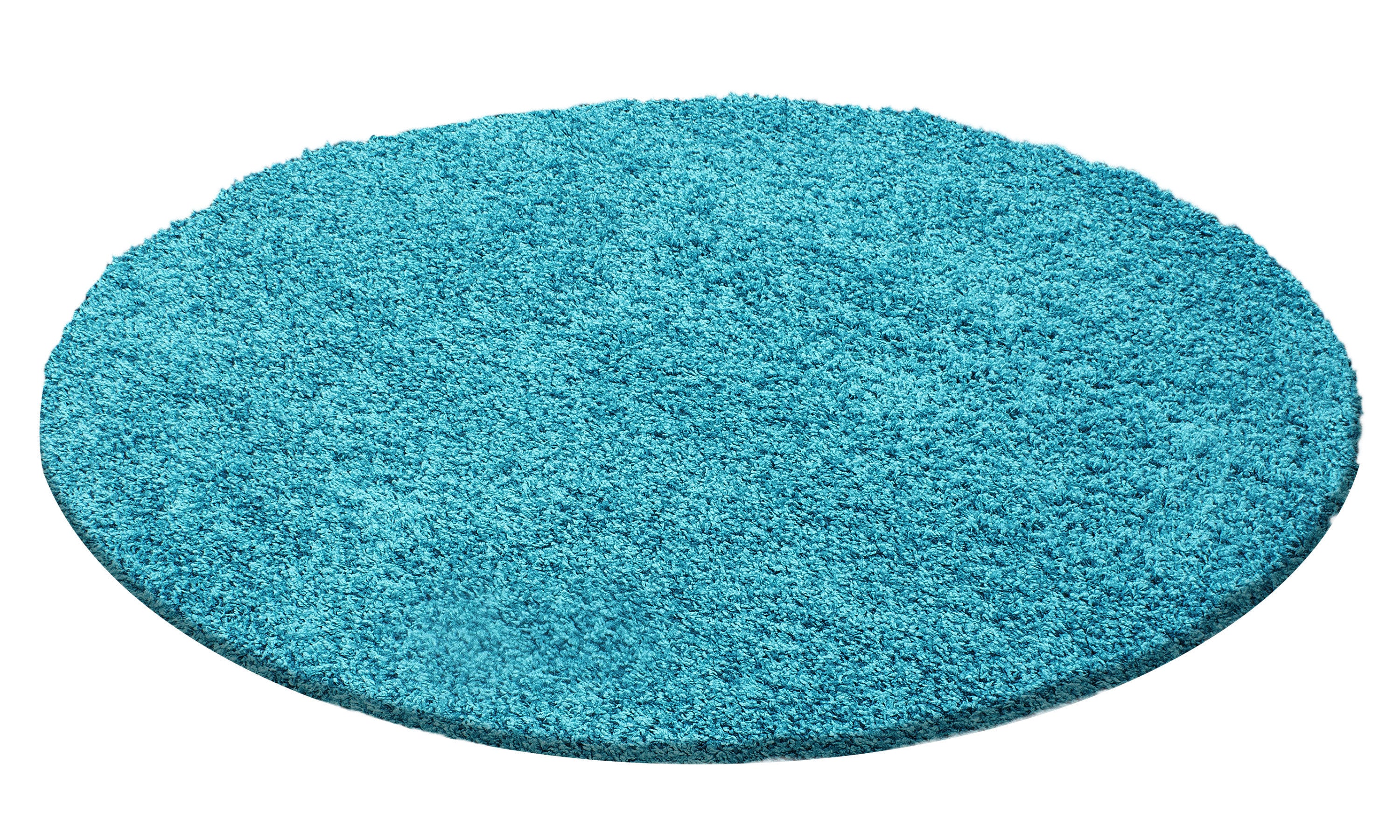 Dream Hochflor Teppich Türkis